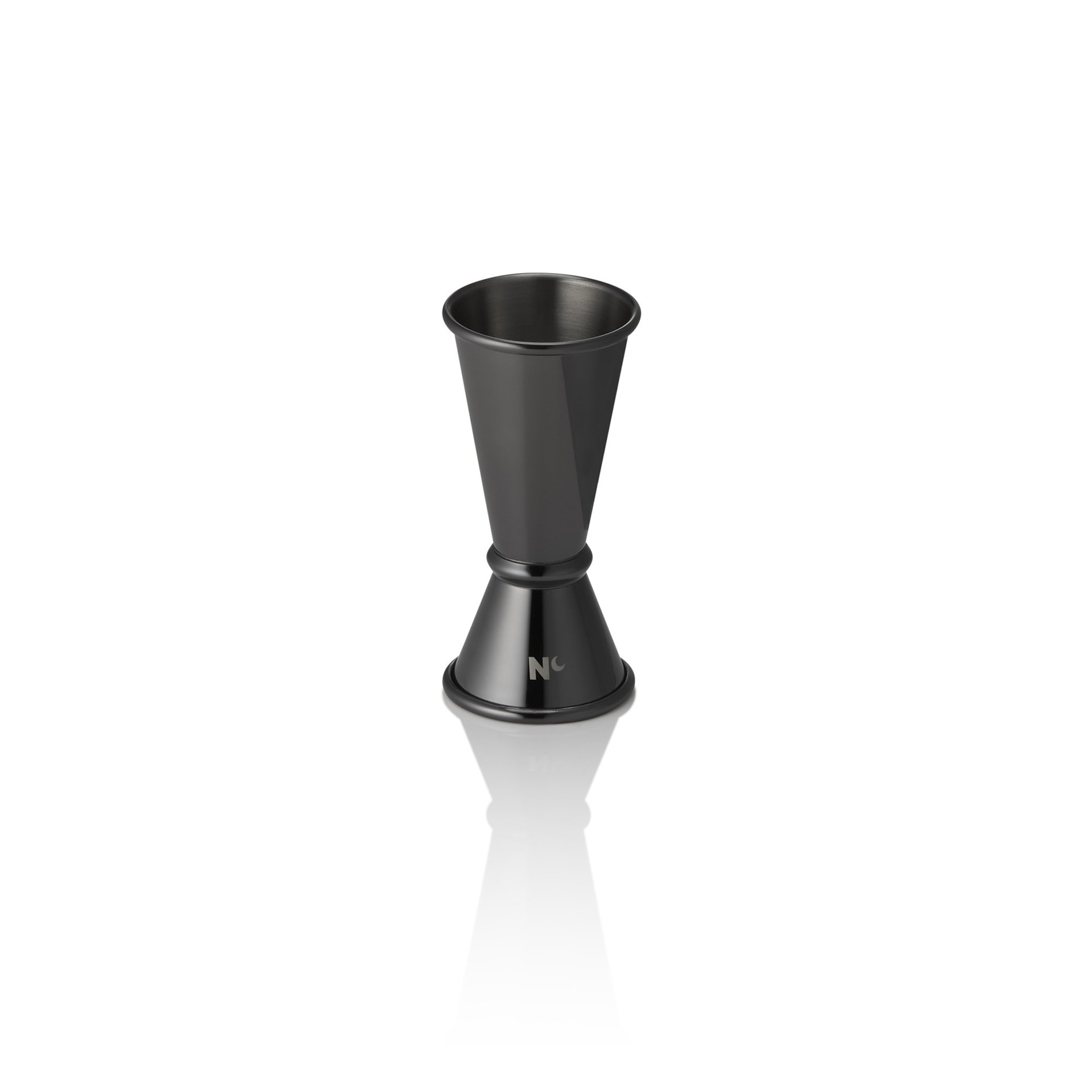 Jigger Japanese Style NOCTURN, 2/4 cl, Ø 4,5 cm, Höhe 9 cm, gun metal