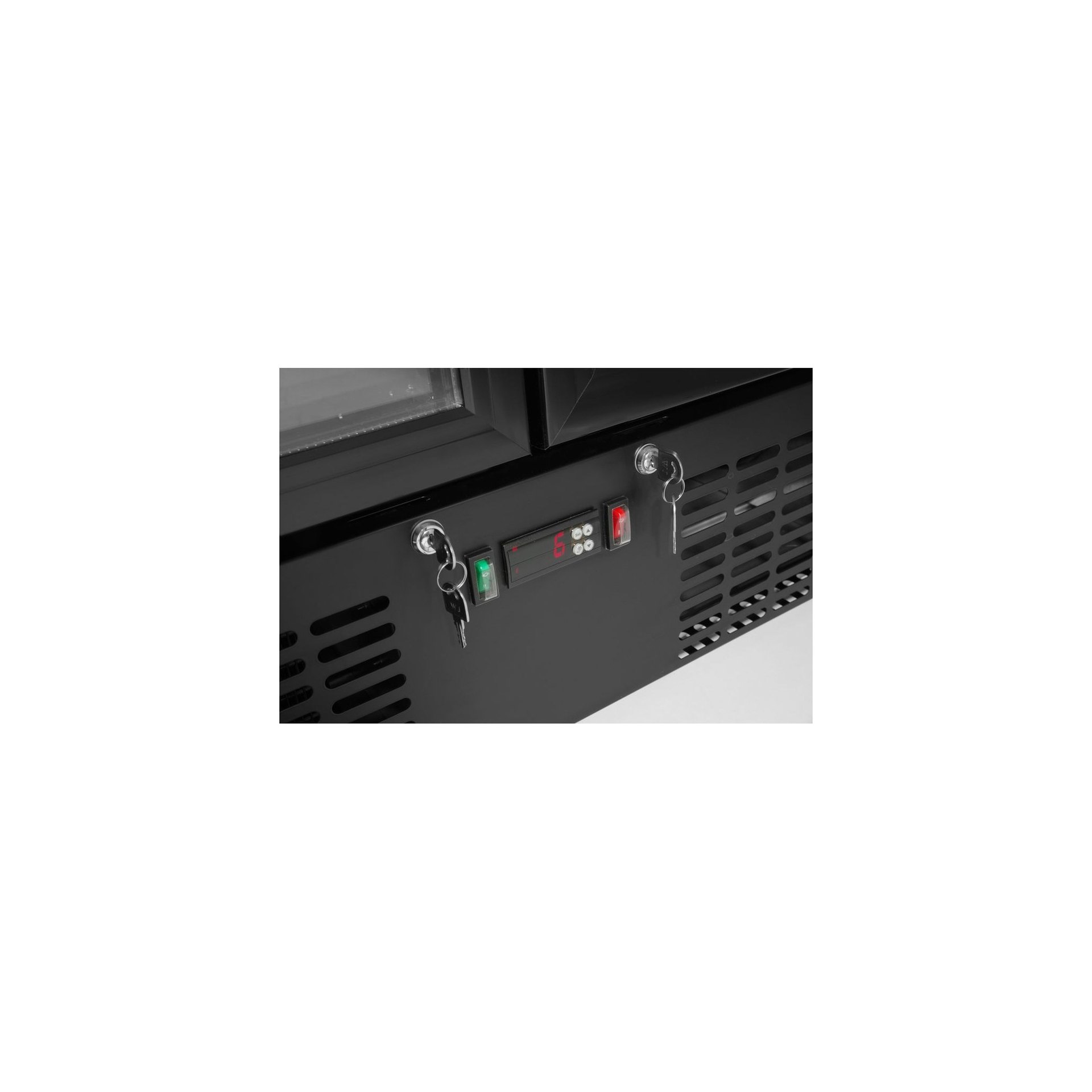 Kühlschrank Arktic, 384L, Schwarz