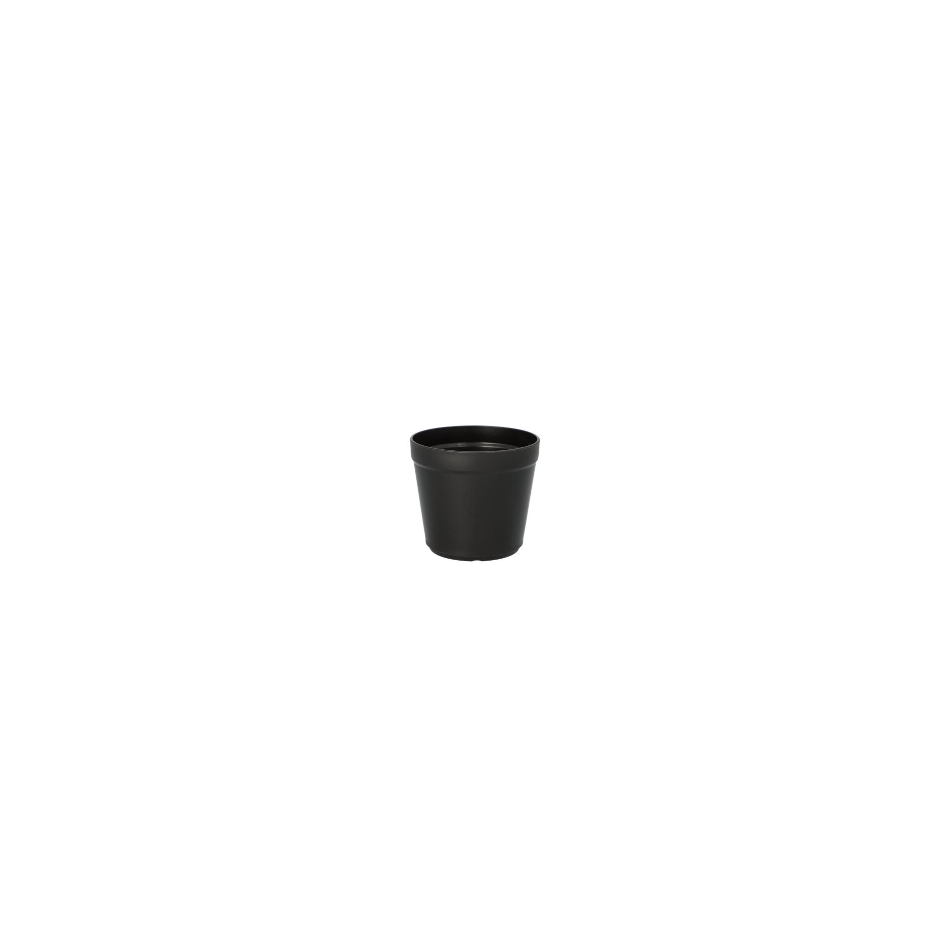 "Circulware" Mehrweg-Trinkbecher PP rund 0,2 l Ø 8 cm · 7,1 cm schwarz