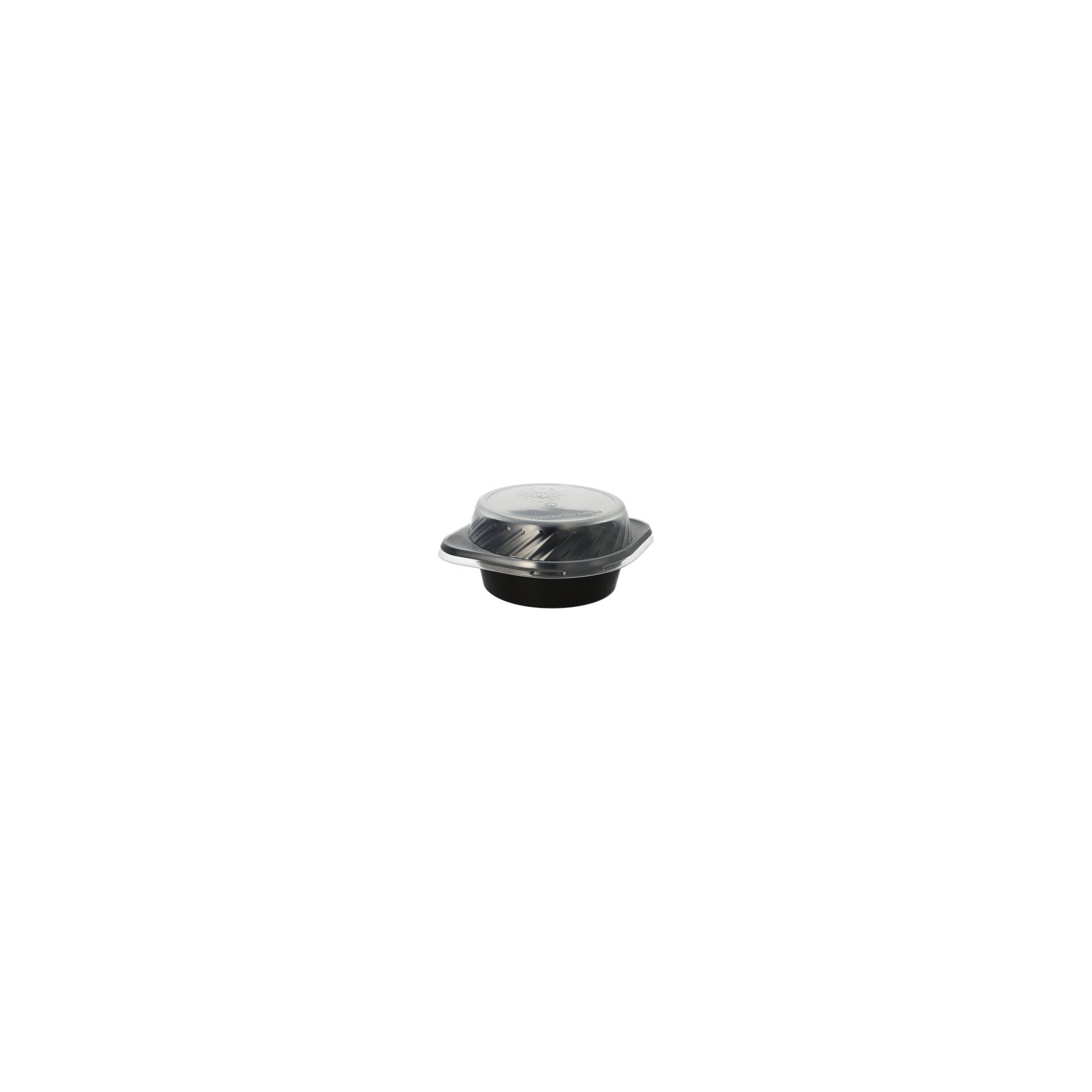 Mehrweg-Suppenschalen PP 500 ml Ø 15,6 cm · 4,5 cm schwarz Mehrweg-Deckel für Suppenschalen PP rund Ø 16,2 cm · 4 cm transparent
