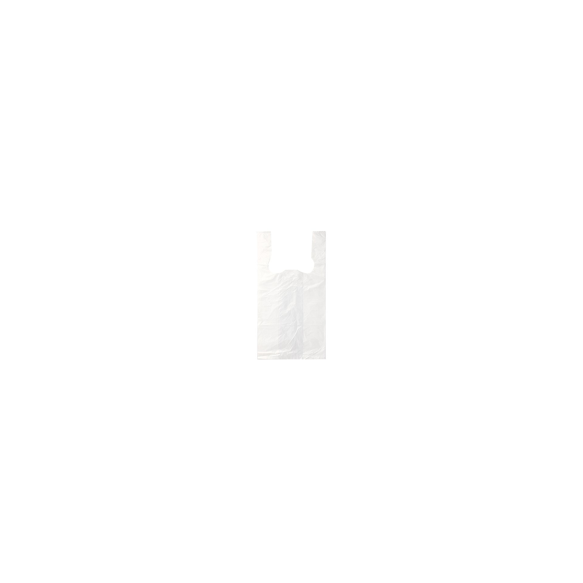 Hemdchen-Tragetaschen, HDPE 50 cm x 26 cm x 16 cm weiss Hemdchen-Tragetaschen, HDPE 50 cm x 26 cm x 16 cm weiss