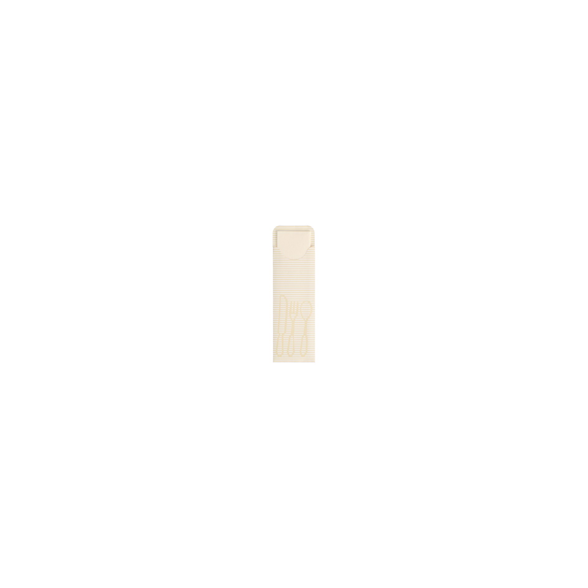 Bestecktaschen 23,5 cm x 7,3 cm creme inkl. farbiger Serviette