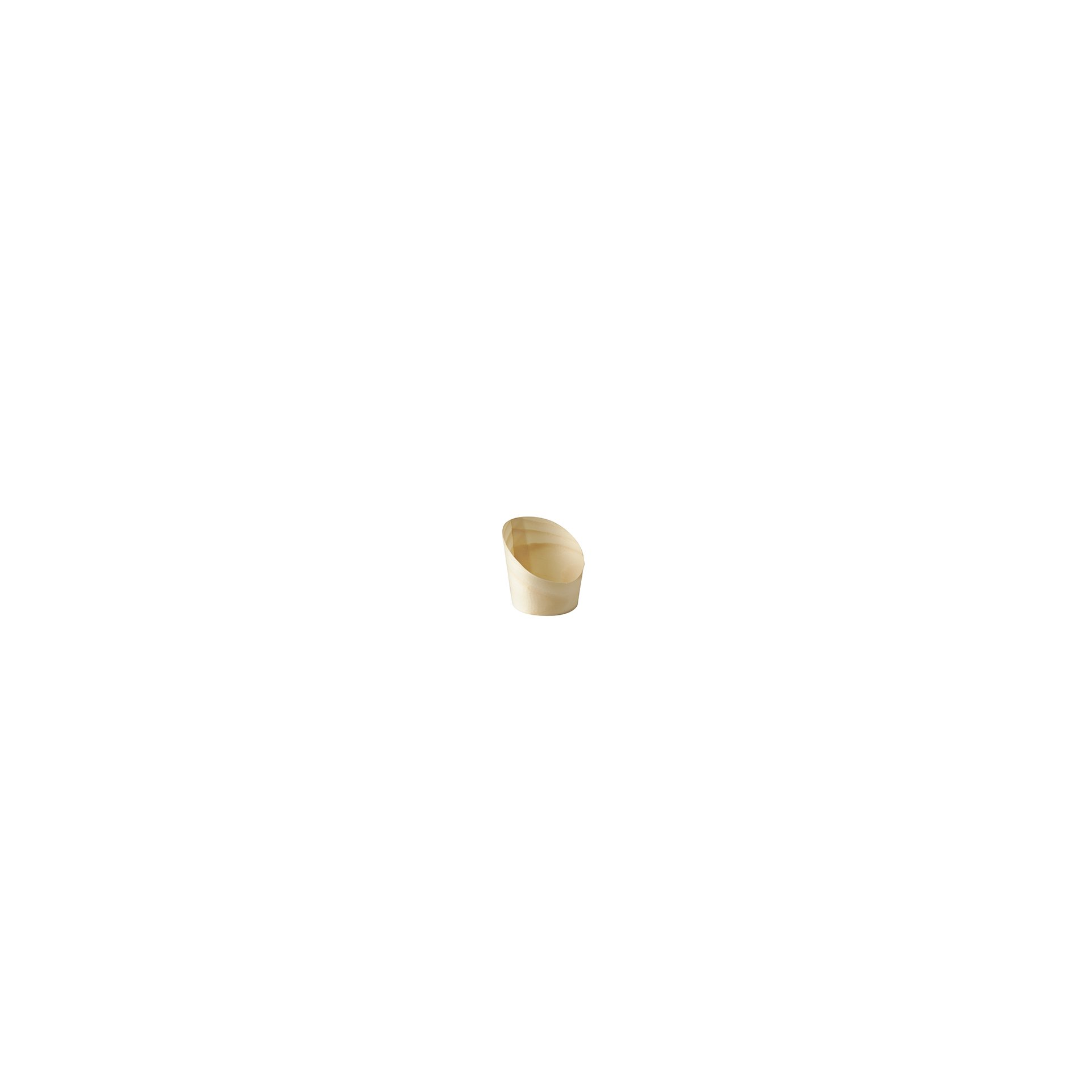 Snackbecher, Holz "pure" Ø 5,5 cm · 6,5 cm