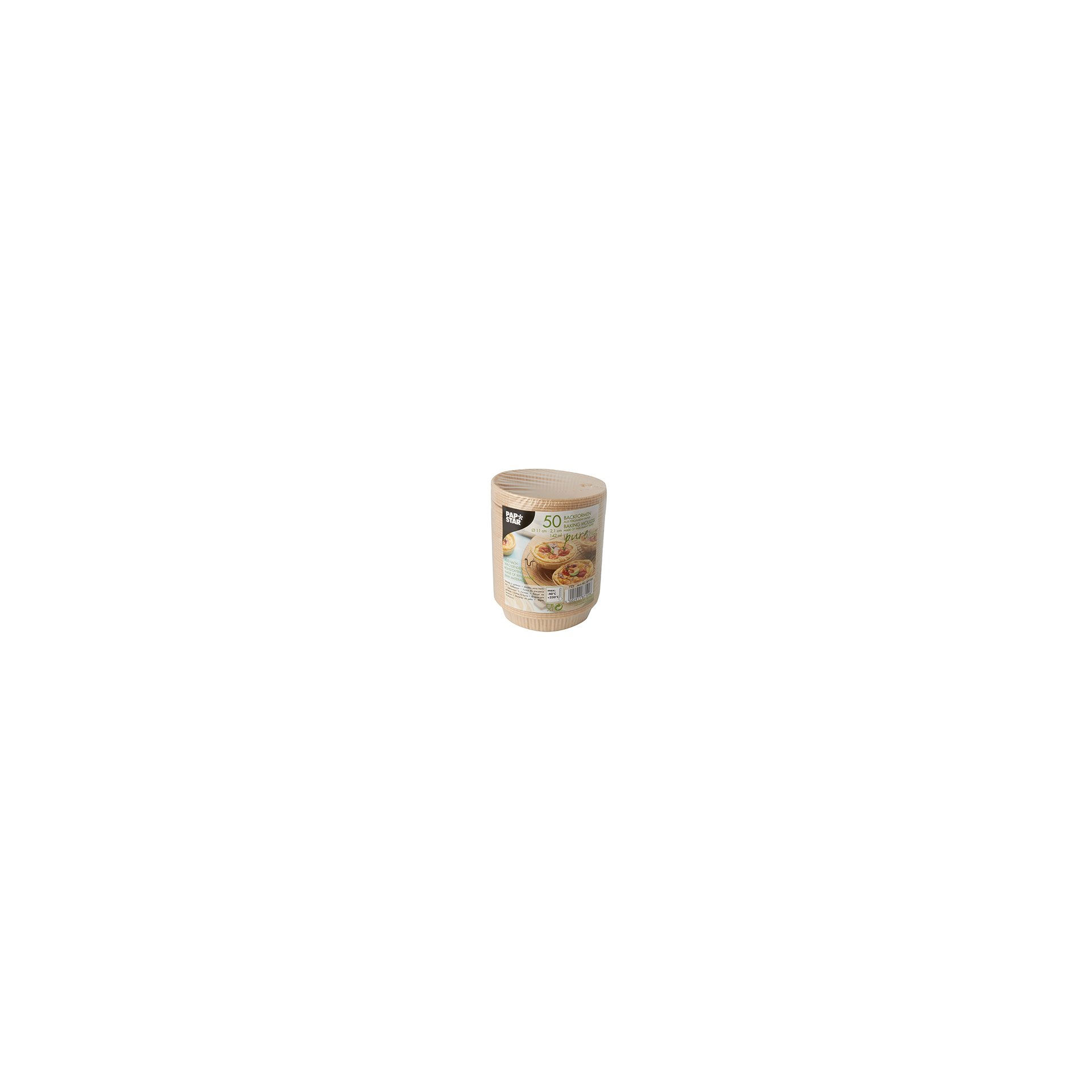Backformen "pure" 142 ml Ø 11 cm · 2,1 cm braun