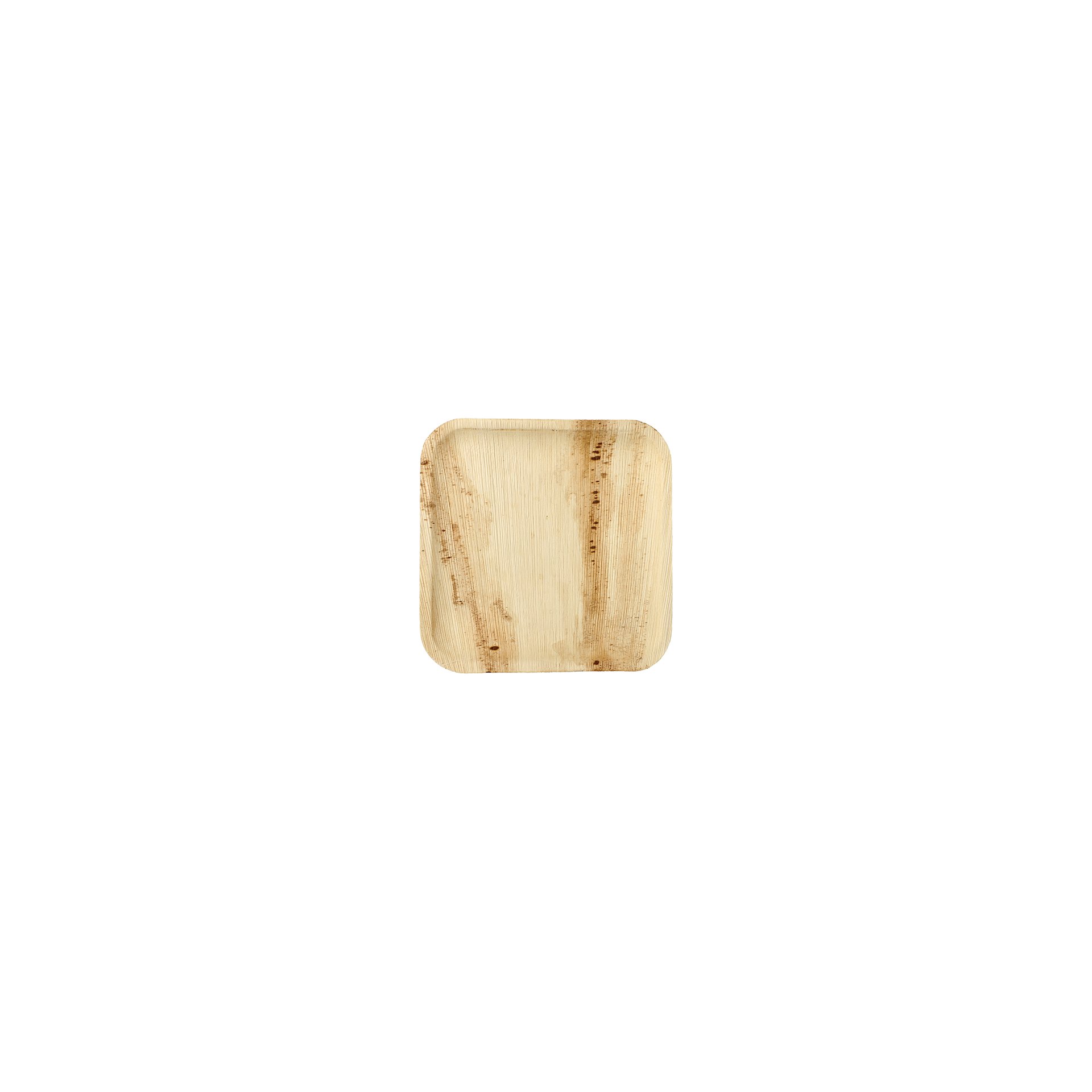 Teller, Palmblatt "pure" eckig 25,5 cm x 25,5 cm x 1,5 cm