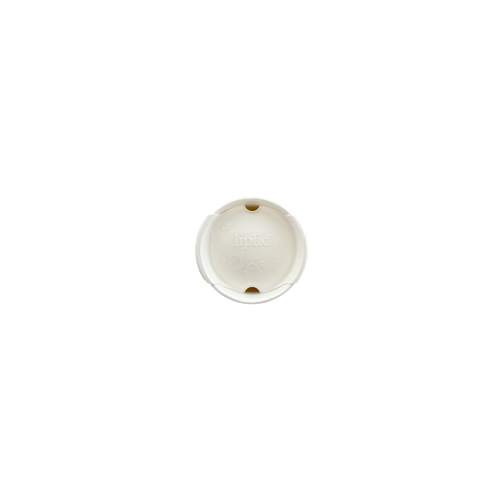 Deckel für Trinkbecher Zuckerrohr rund Ø 9 cm weiss "liplid" Deckel für Trinkbecher Zuckerrohr rund Ø 9 cm weiss "liplid"