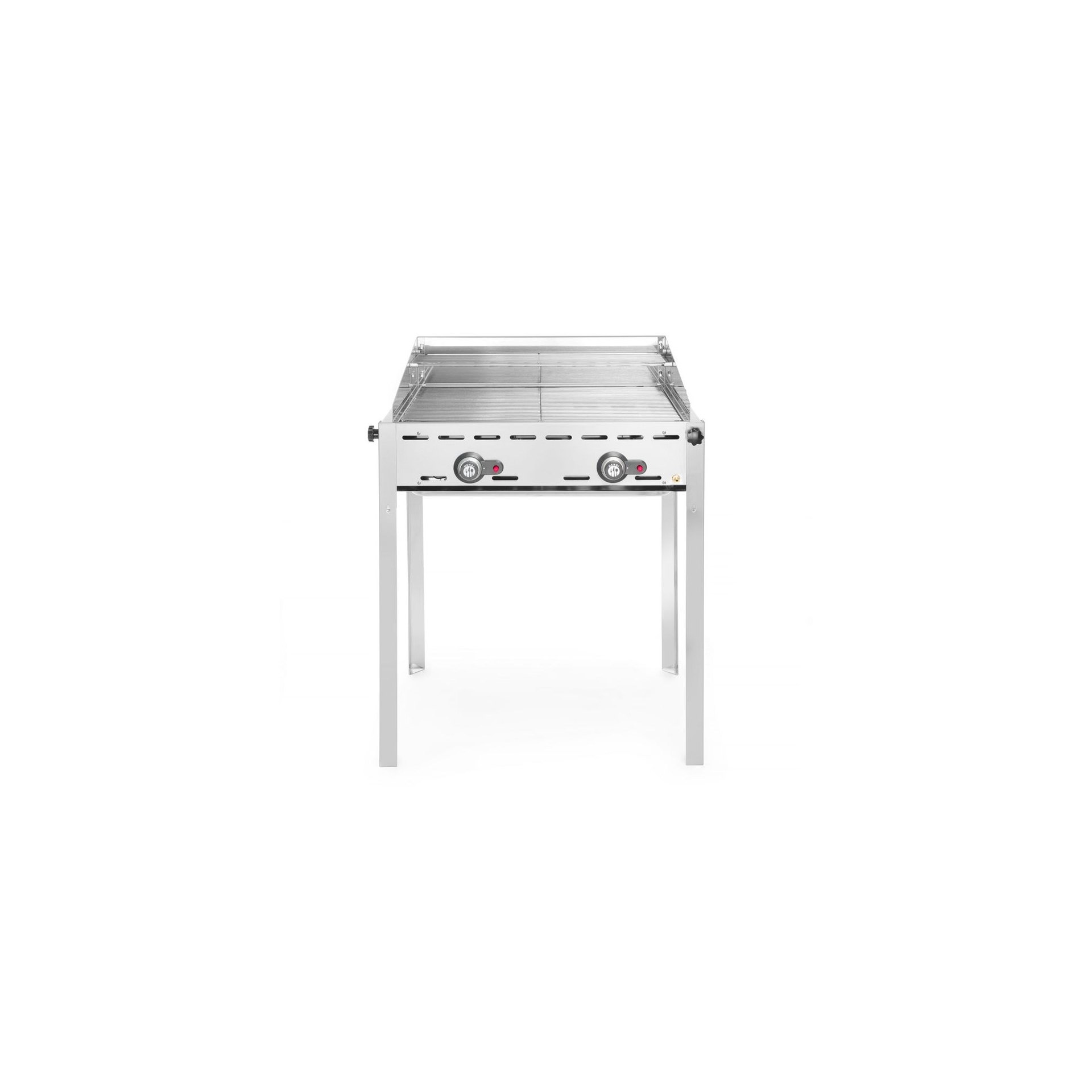 Grillsystem Green Fire mit 2 Brennern, Profi Line, 2 Edelstahl Grillroste GN 1/1, 11,6kW, 740x612x(H)825mm