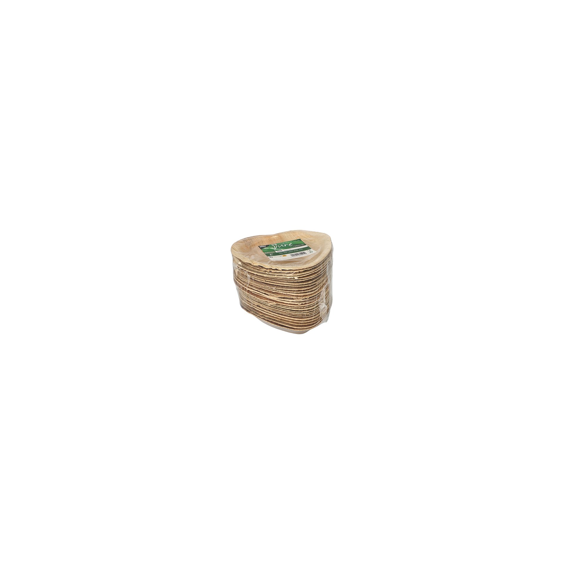 Teller, Palmblatt "pure" 15,5 cm x 3 cm "Herz" Teller, Palmblatt "pure" 15,5 cm x 3 cm "Herz"