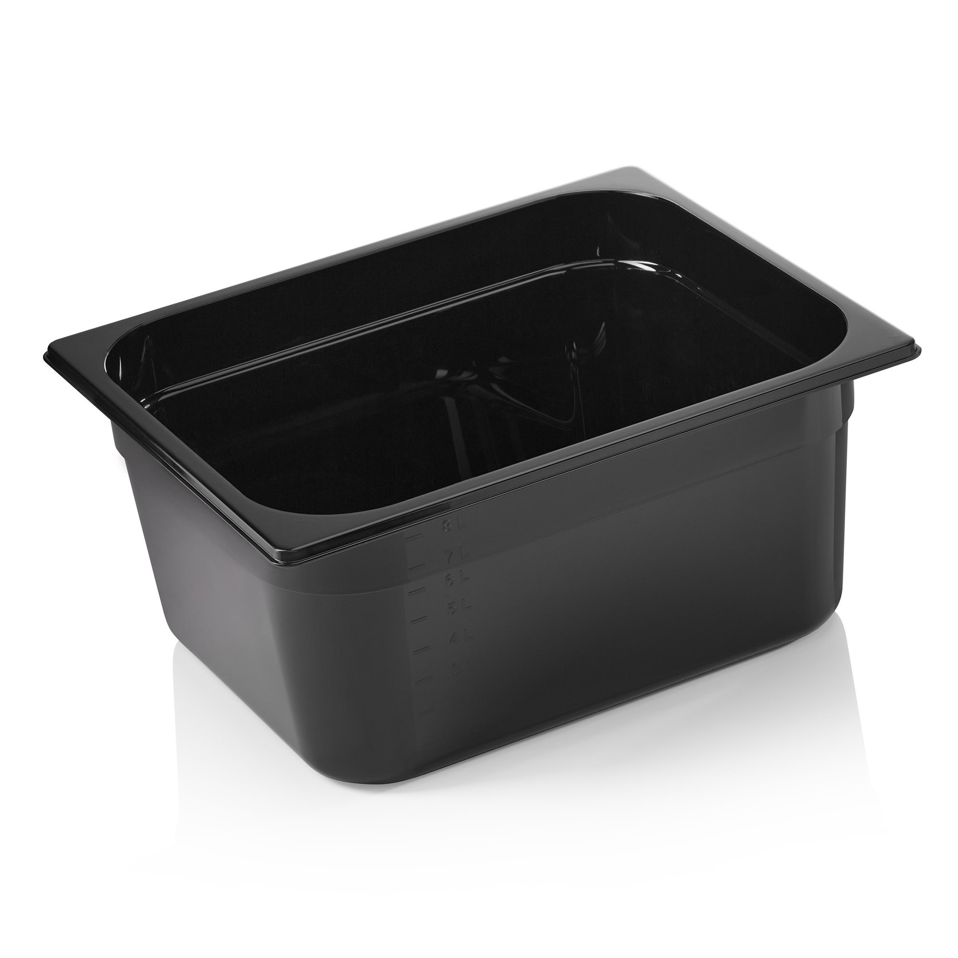 GN Behälter GN 96 BLACK 1/2-150 mm, schwarz, Polycarbonat