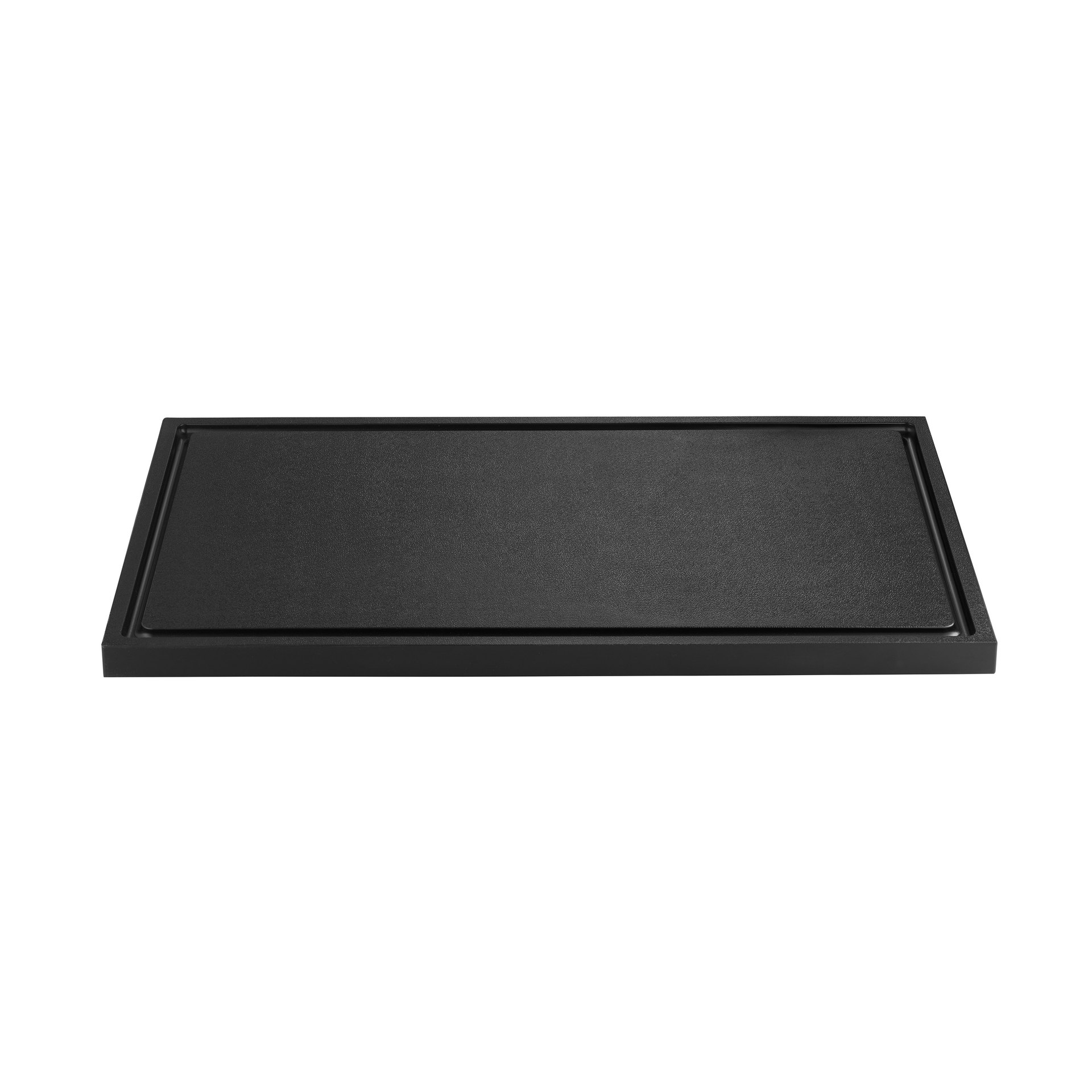 Schneidbrett NOCTURN, mit Saftrille, 50 x 30 x 2 cm, schwarz, Polypropylen Schneidbrett NOCTURN, mit Saftrille, 50 x 30 x 2 cm, schwarz, Polypropylen