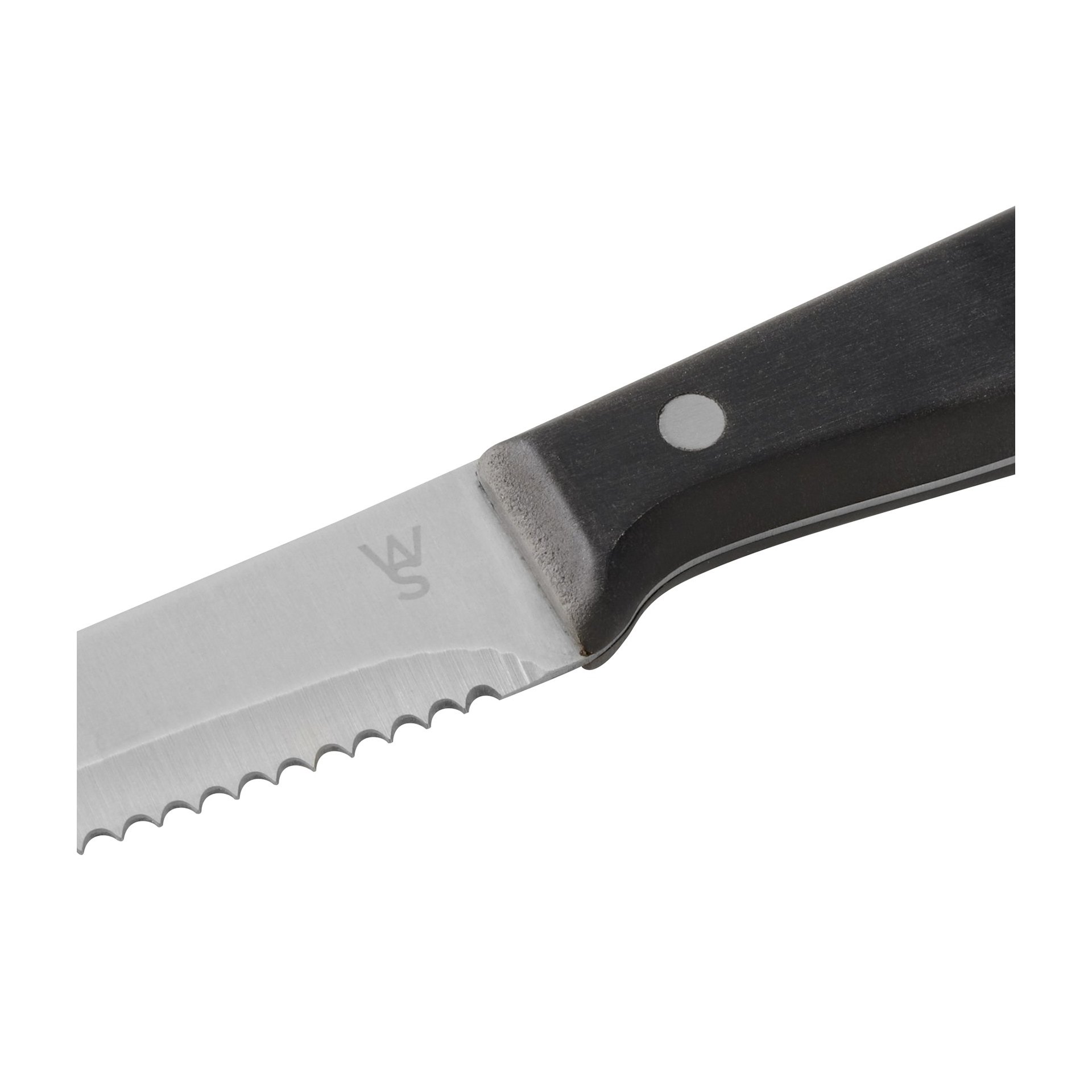 Steakmesser Set, mit POM Kunststoffgriff, 23 cm