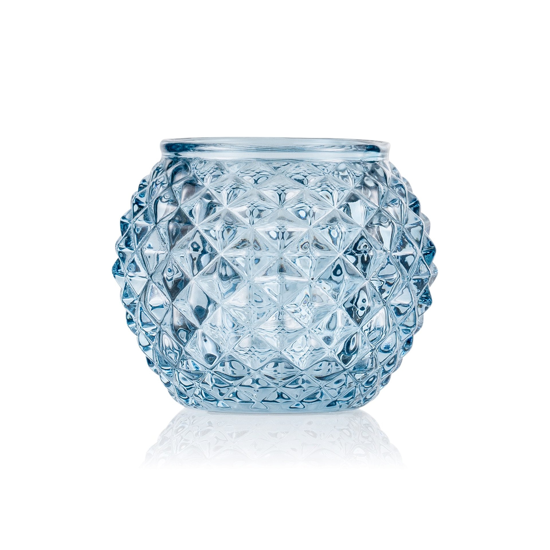 Ball Steel Blue YUYU, Ø 7,5 cm, Höhe 6 cm