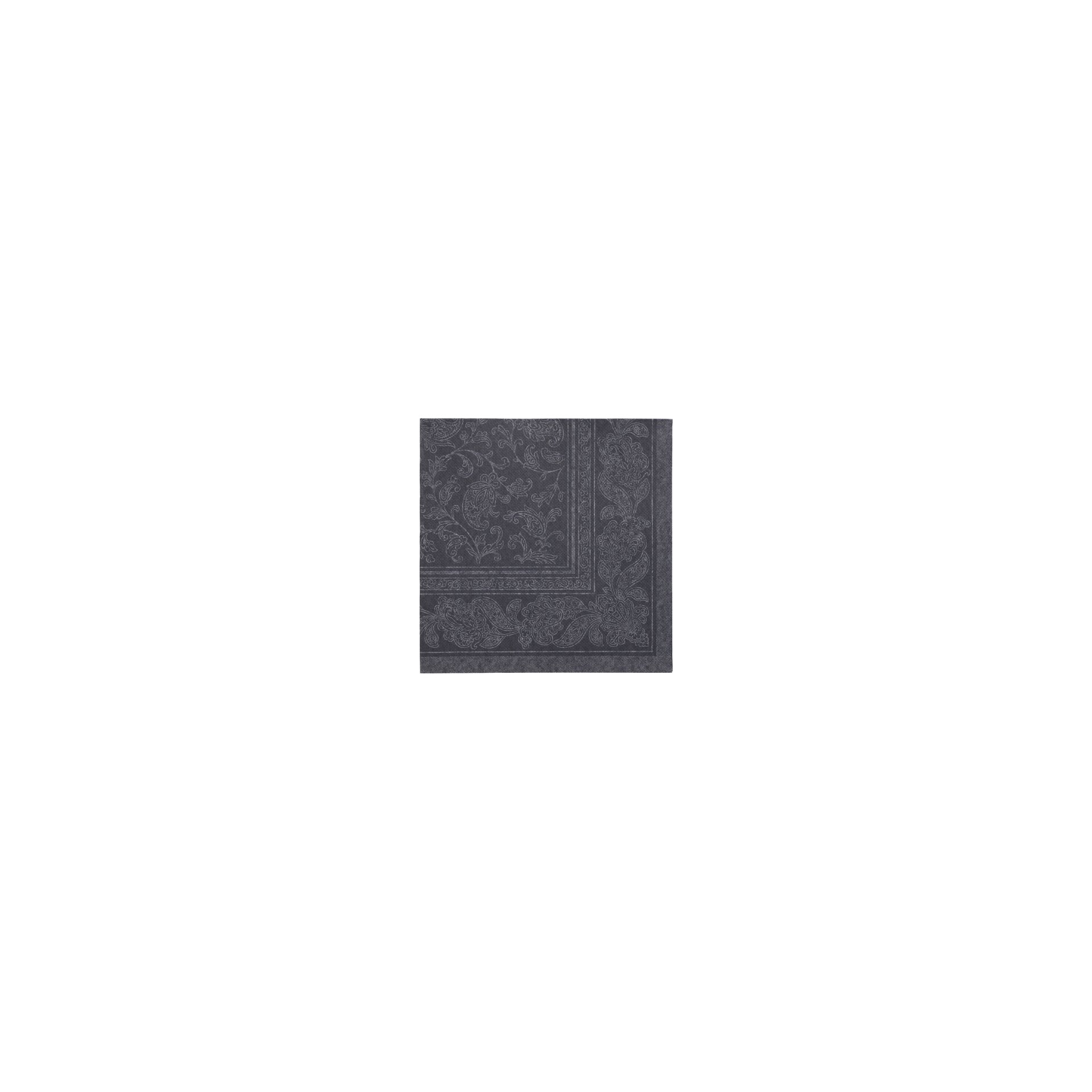 Servietten "ROYAL Collection" 1/4-Falz 40 cm x 40 cm schwarz "Ornaments" Servietten "ROYAL Collection" 1/4-Falz 40 cm x 40 cm schwarz "Ornaments"