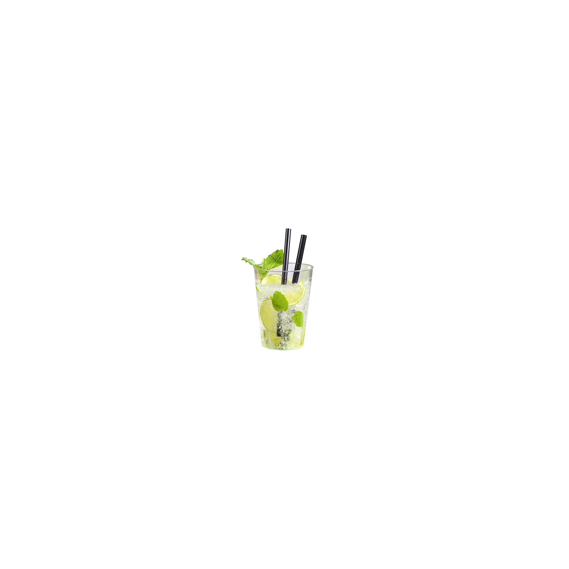 Gläser für Caipirinha, PS 0,3 l Ø 8 cm · 11 cm glasklar