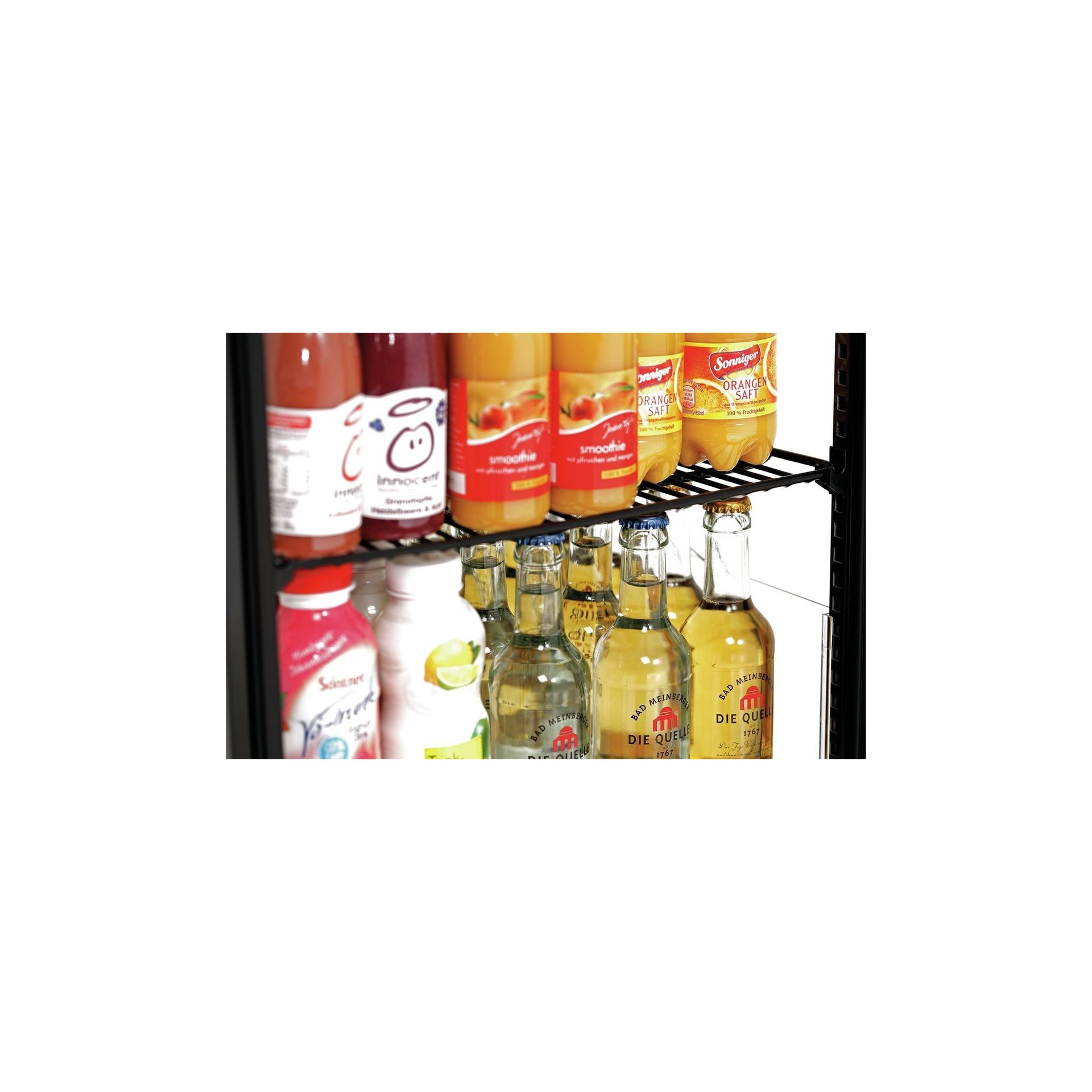 Mini-Kühlvitrine 78L, schwarz