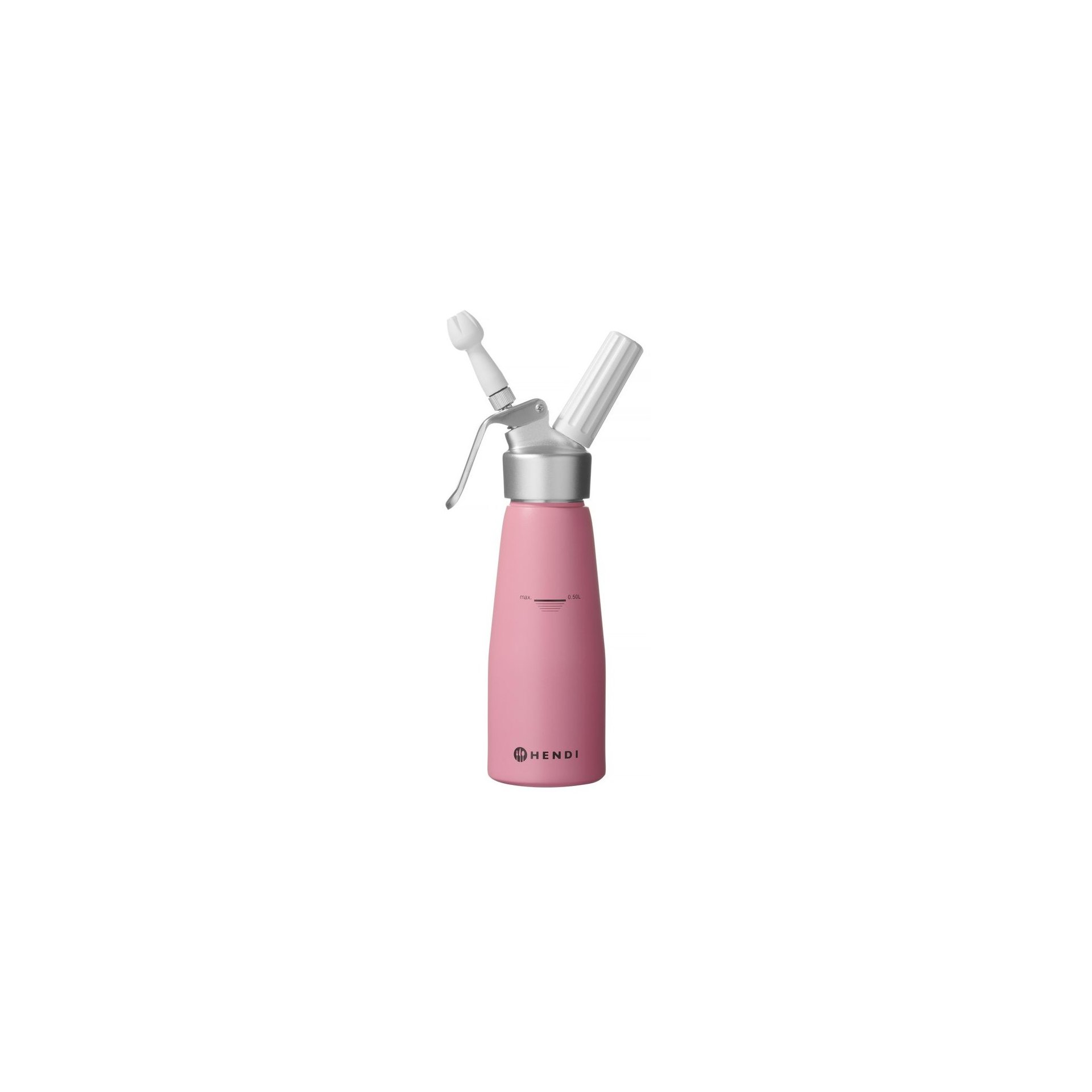 Sahnespender, 0,5L, Pastellrosa, ⌀80x(H)260mm