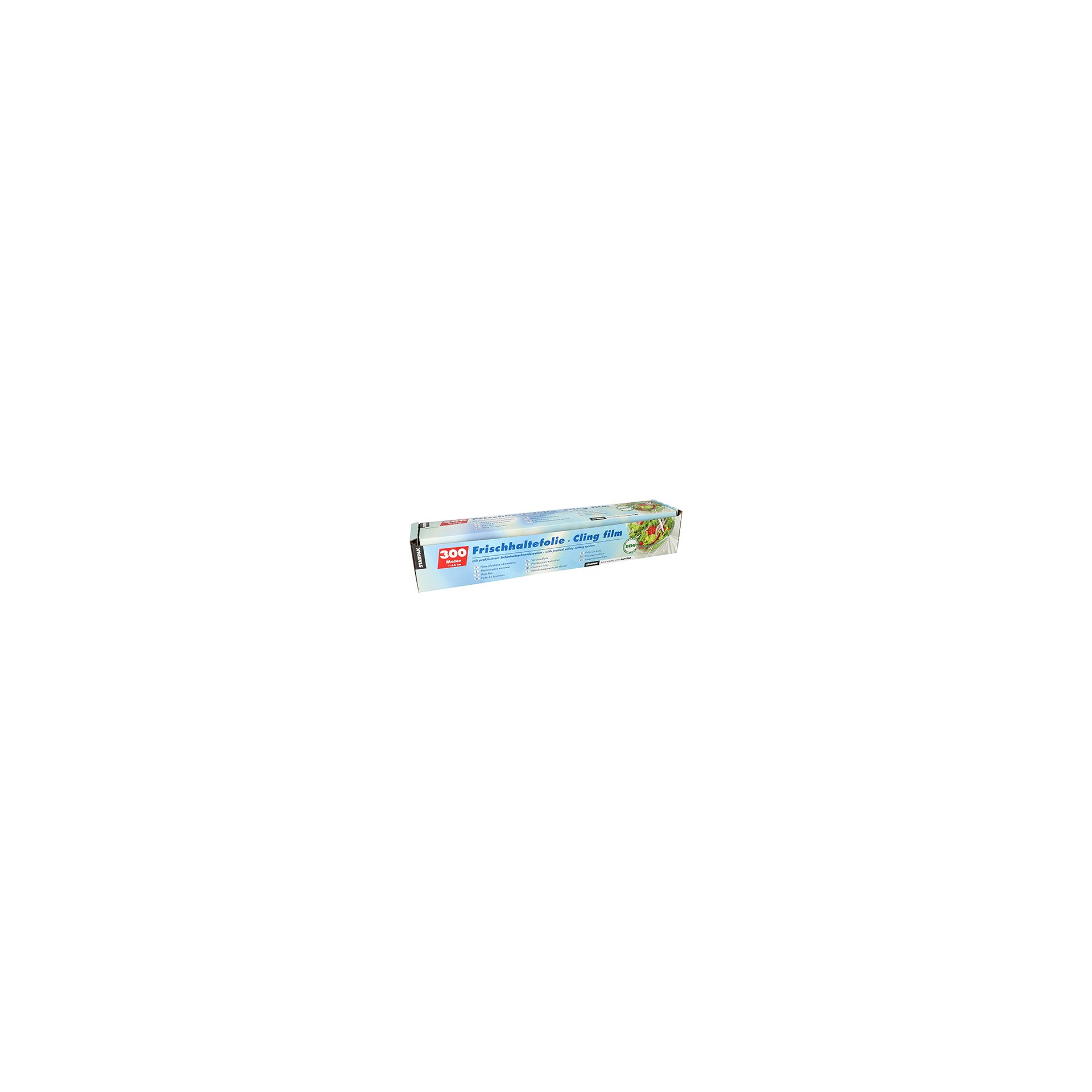 Frischhaltefolie, PVC 300 m x 45 cm mit praktischem Schneidesystem