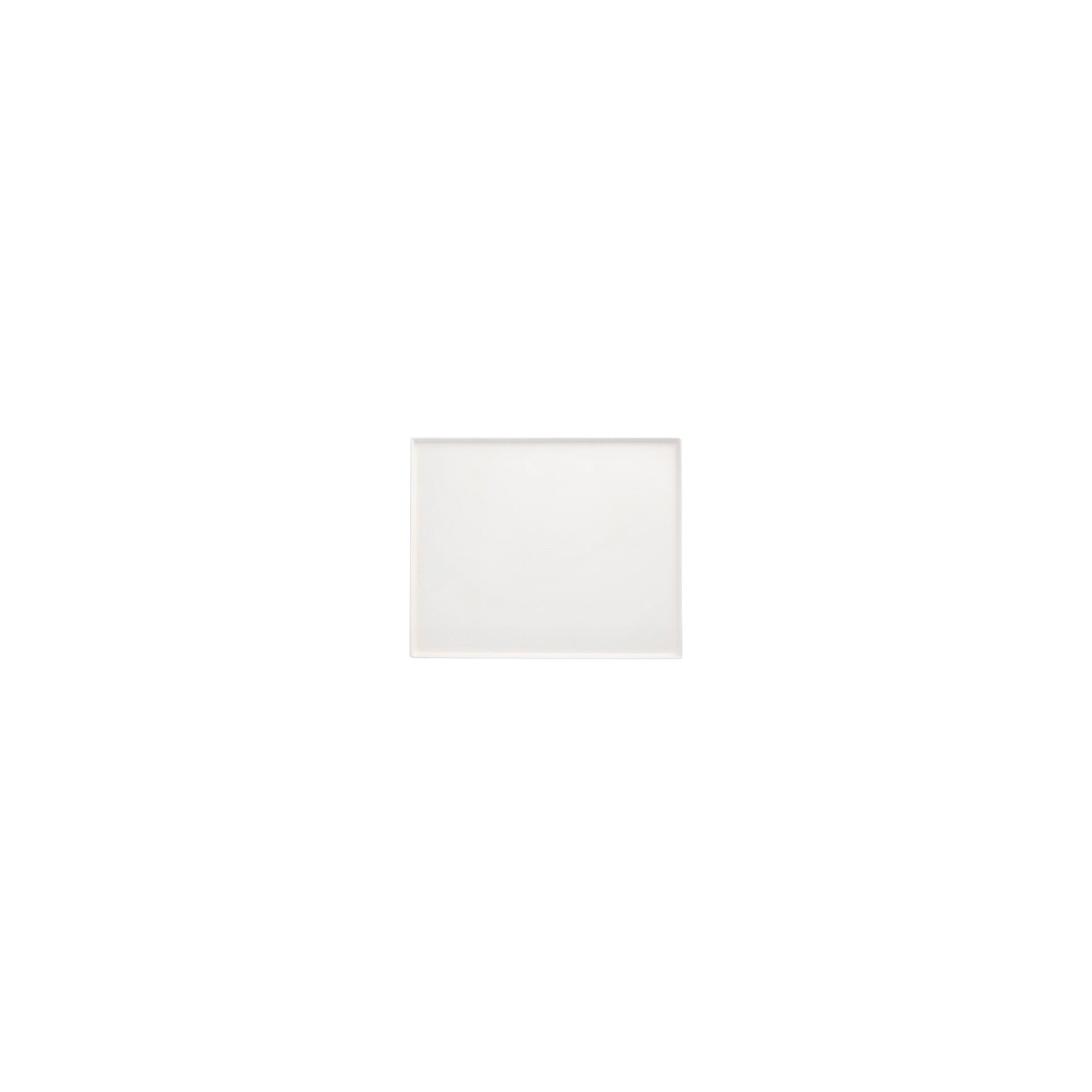 Servierplatten, Zuckerrohr "pure" eckig 32,5 cm x 26,5 cm x 1 cm weiss "Cella" Servierplatten, Zuckerrohr "pure" eckig 32,5 cm x 26,5 cm x 1 cm weiss "Cella"