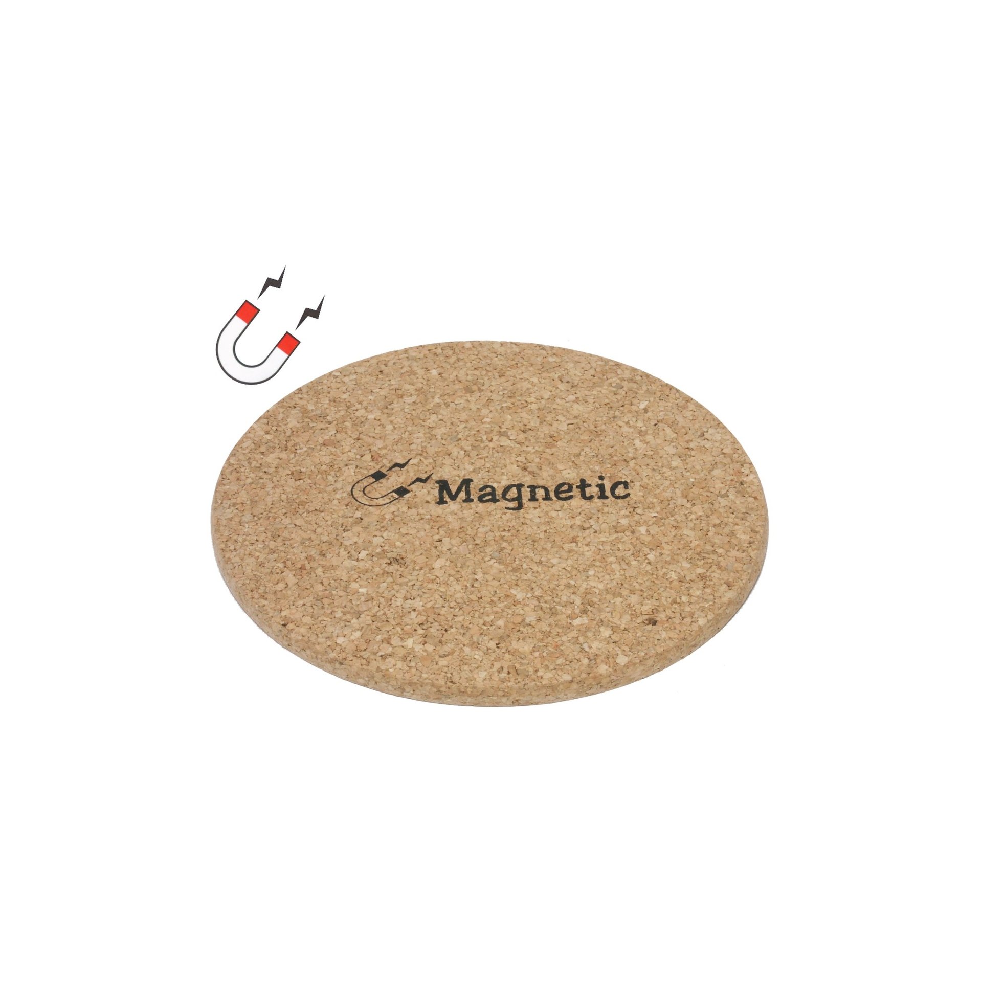 Korkuntersetzer mit Magnet