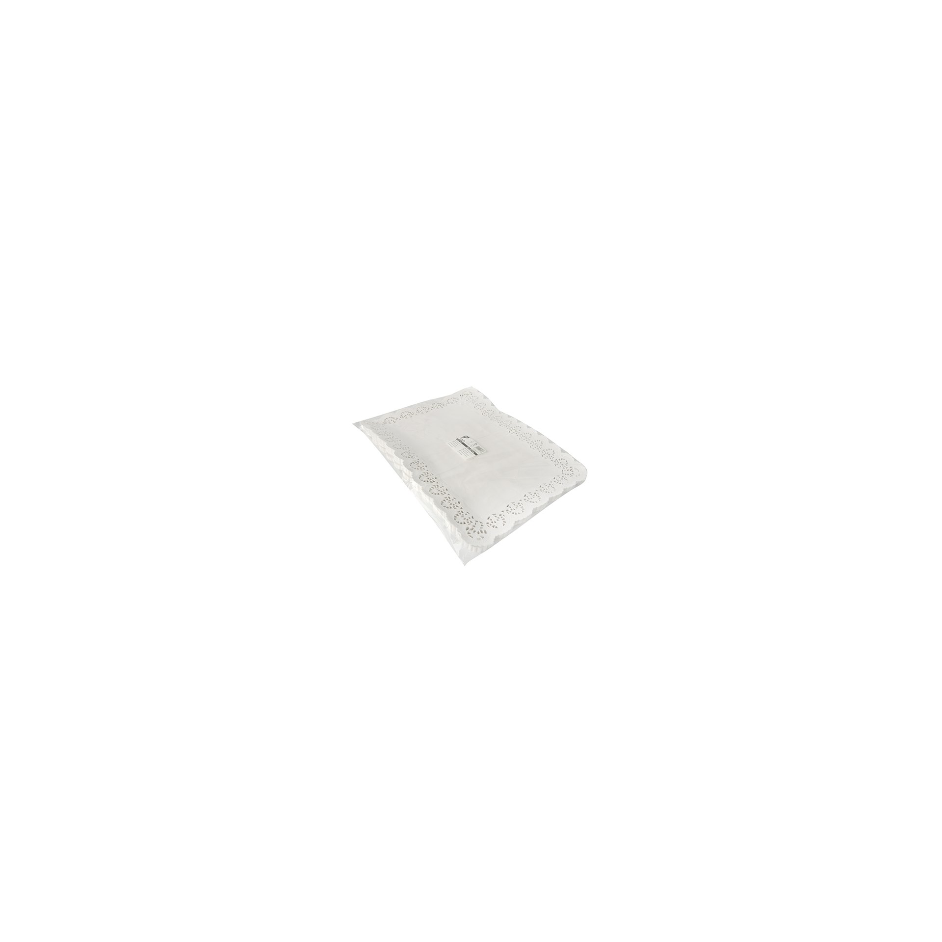 Spitzenpapiere eckig 53 cm x 32,5 cm weiss