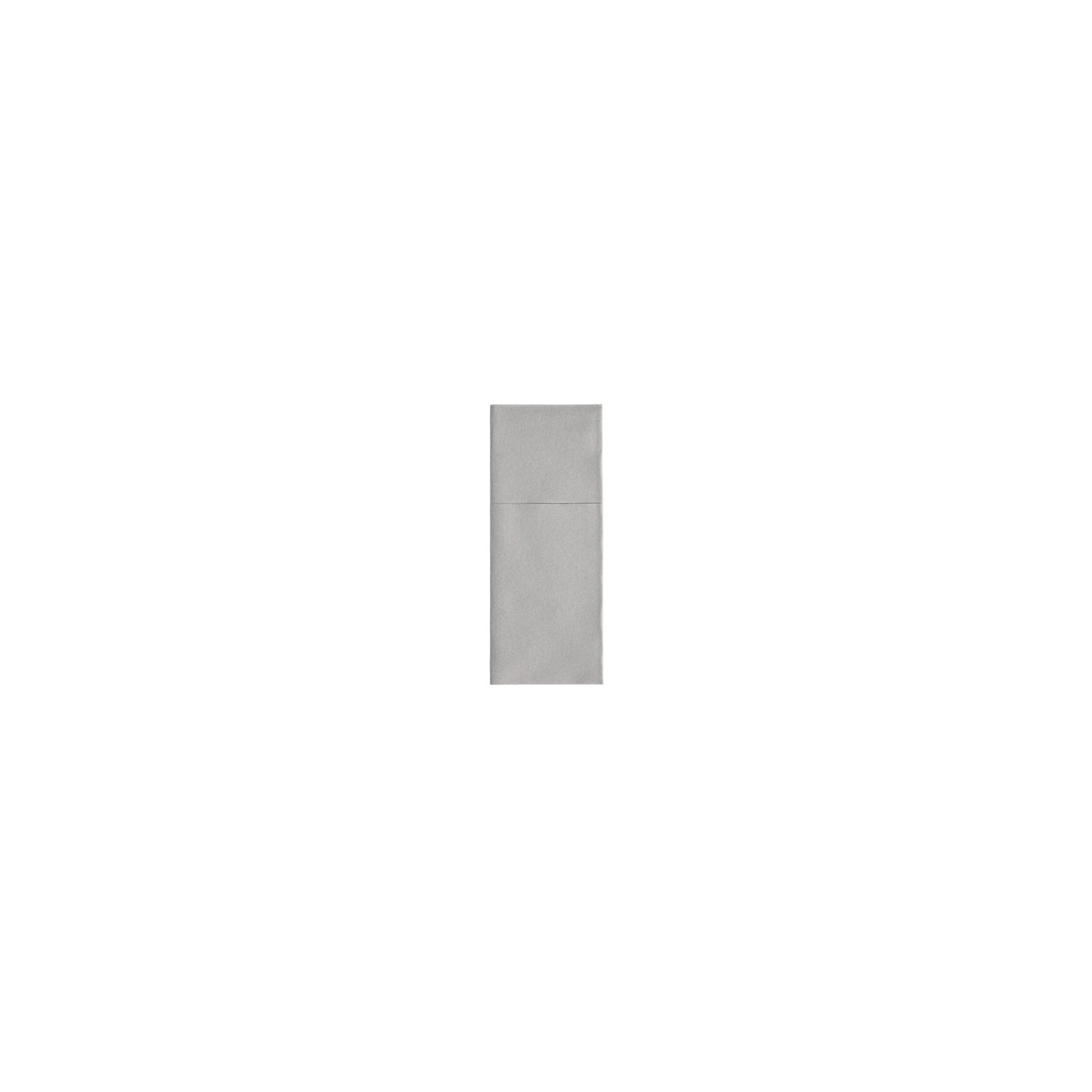 Bestecktaschen, Airlaid 40 cm x 48 cm grau "Premium" mit Besteckfalz Bestecktaschen, Airlaid 40 cm x 48 cm grau "Premium" mit Besteckfalz