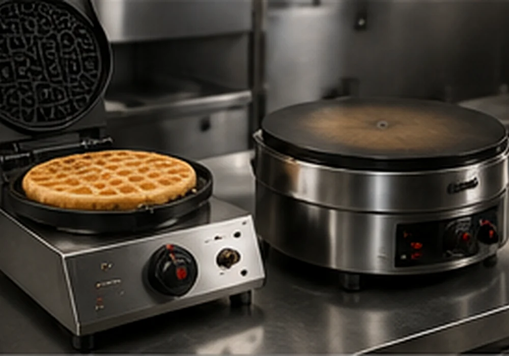 Waffeleisen und Crêpesgeräte für Gastronomie