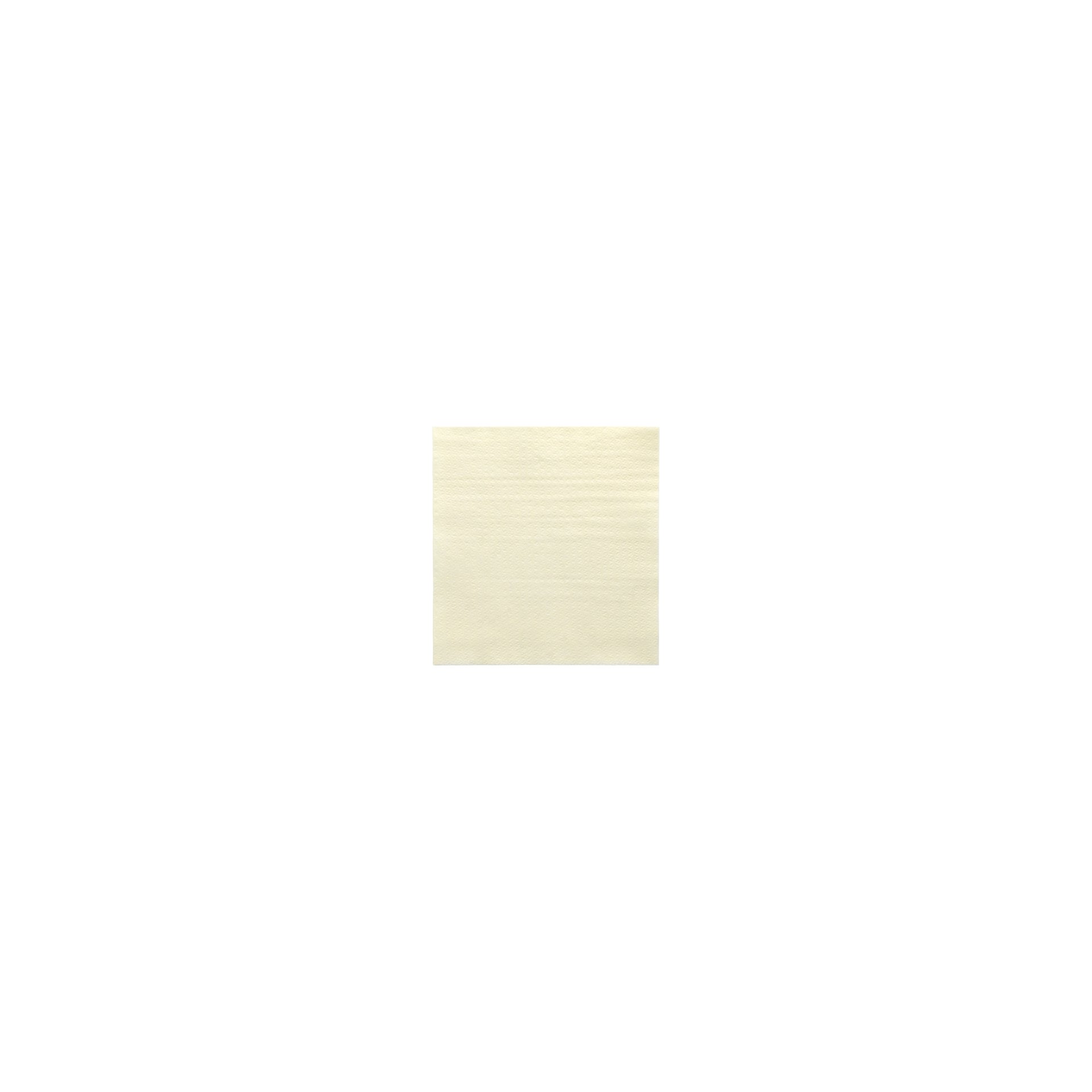 Servietten, 1-lagig 1/4-Falz 33 cm x 33 cm creme Servietten, 1-lagig 1/4-Falz 33 cm x 33 cm creme