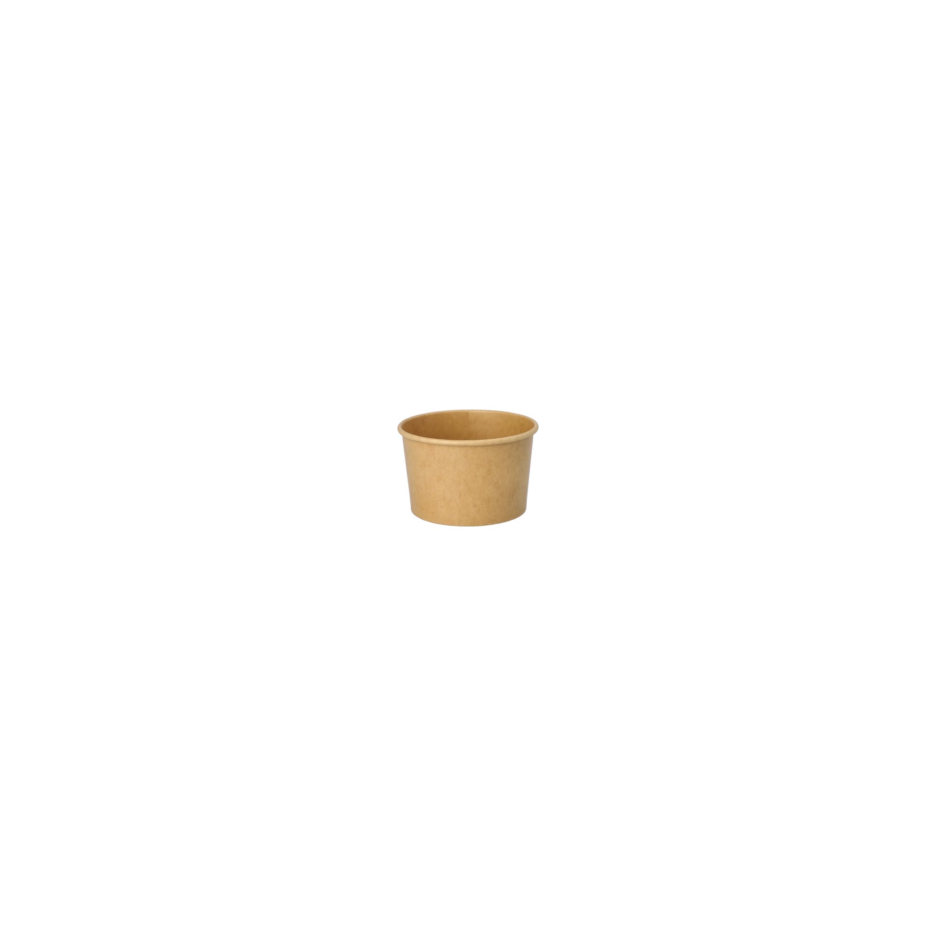 Eisbecher, Pappe rund 200 ml Ø 9,5 cm · 6 cm braun