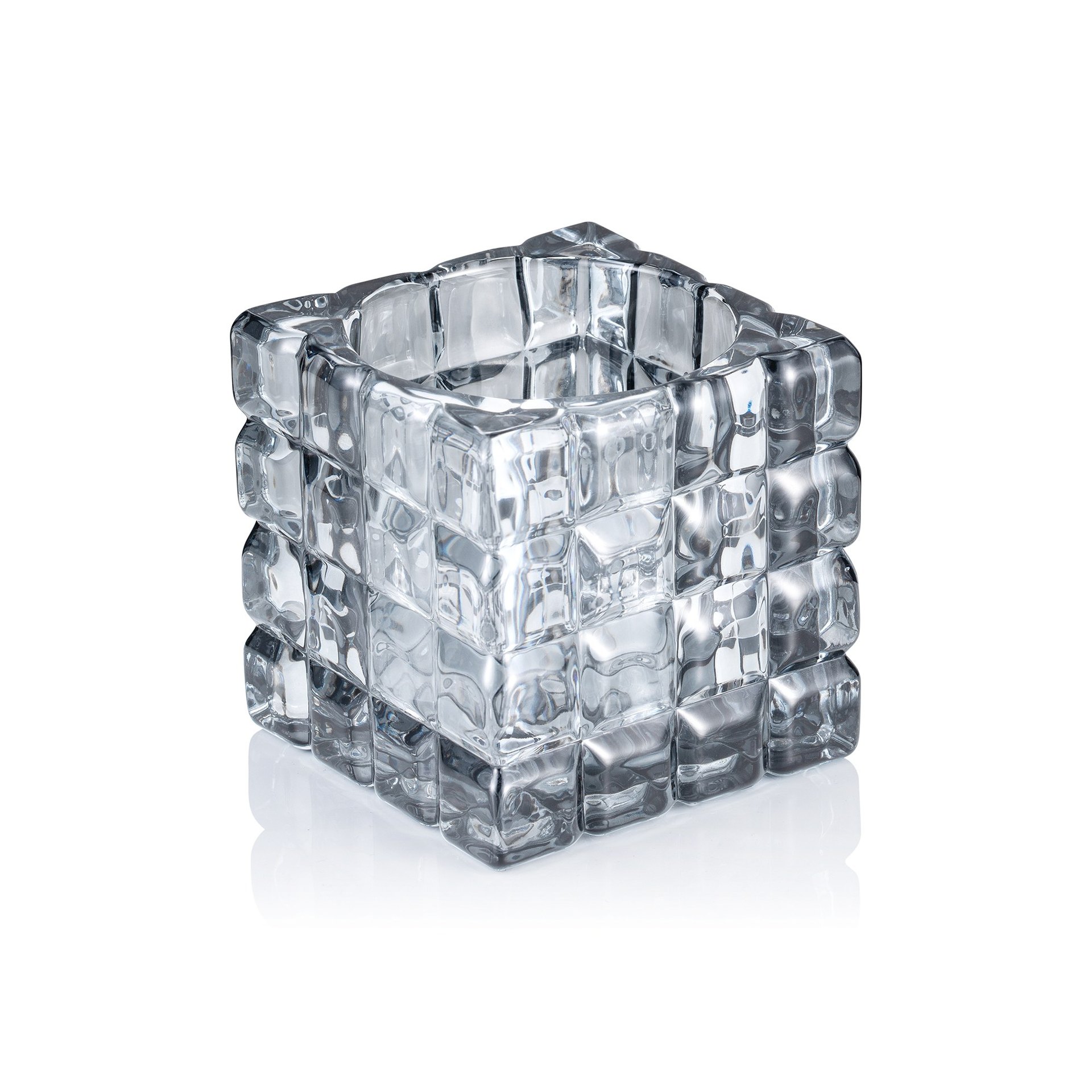 Cube Smoke Grey YUYU, 9 x 9 x 9 cm