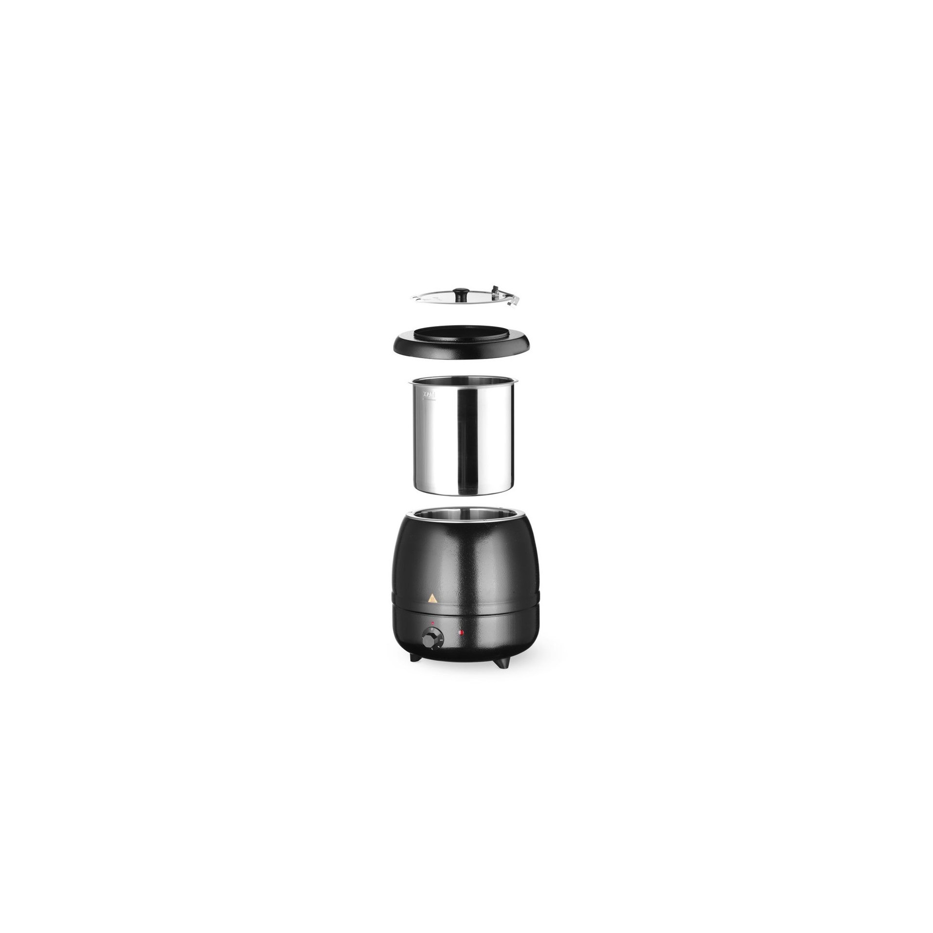 Suppenkessel, Kitchen Line, 8L, Schwarz, 230V/400W, ⌀330x(H)363mm Suppenkessel, Kitchen Line, 8L, Schwarz, 230V/400W, ⌀330x(H)363mm