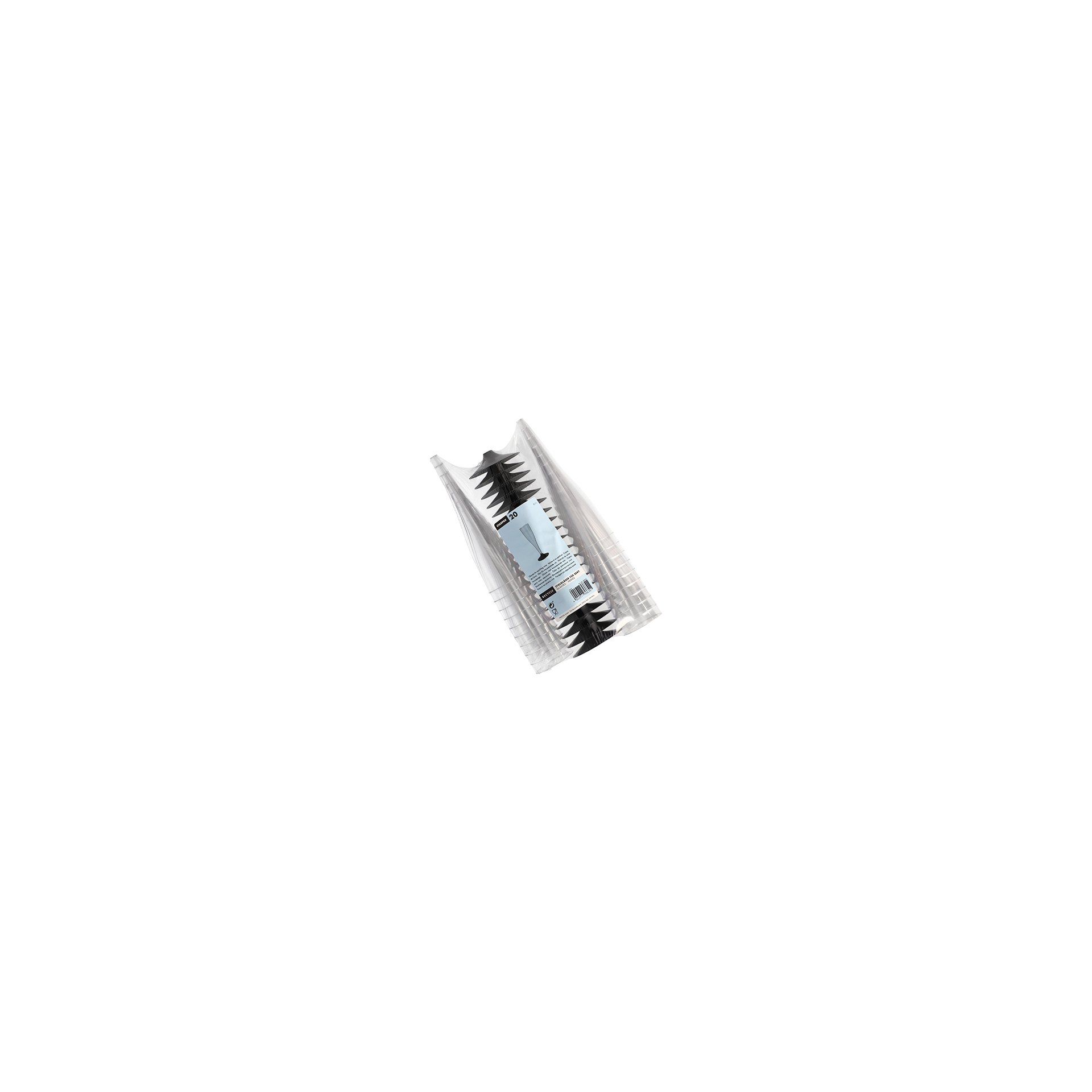 Stiel-Gläser für Sekt, PS 0,1 l Ø 5 cm · 17,5 cm glasklar