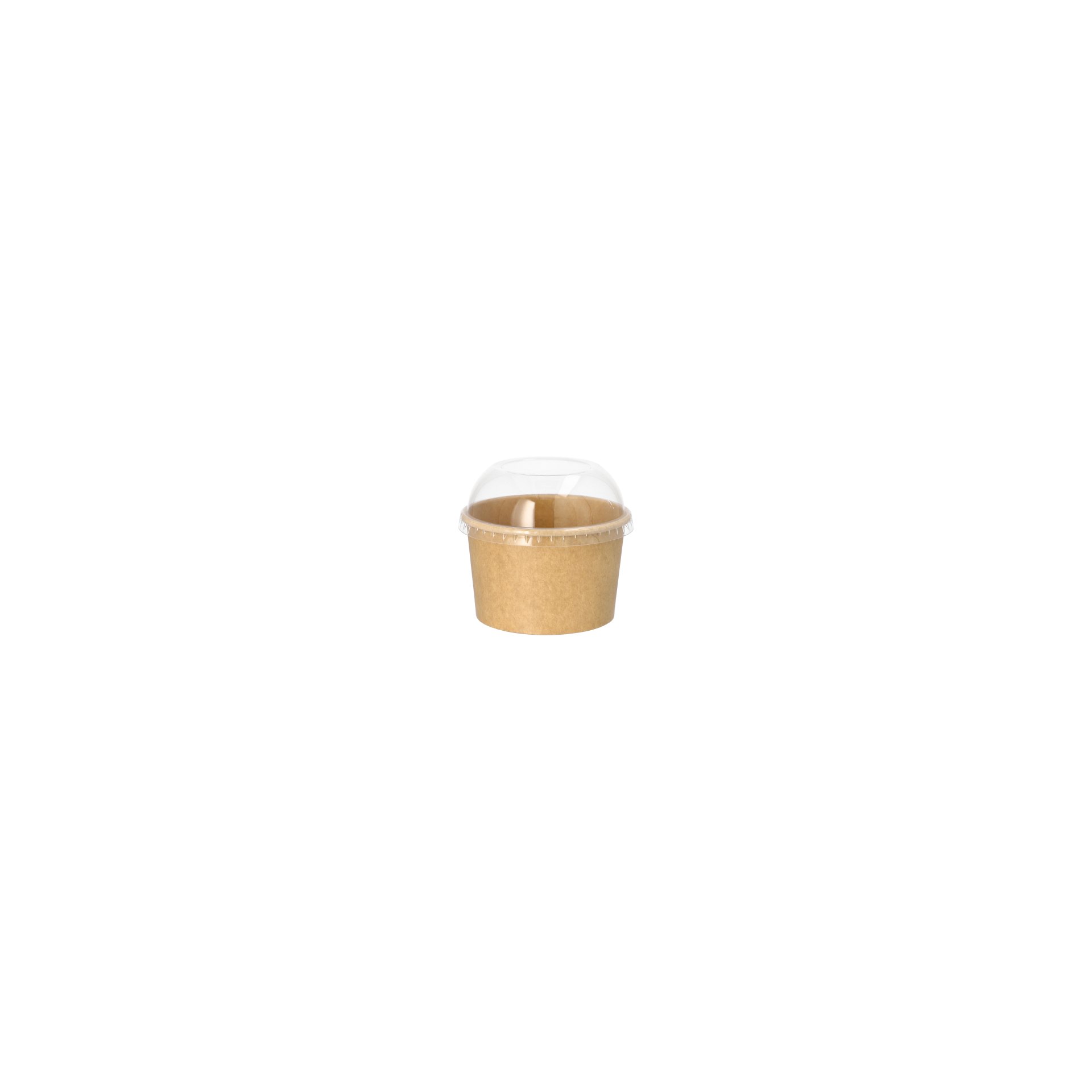 Eisbecher, Pappe rund 275 ml Ø 9,6 cm · 6 cm braun Eisbecher, Pappe rund 275 ml Ø 9,6 cm · 6 cm braun