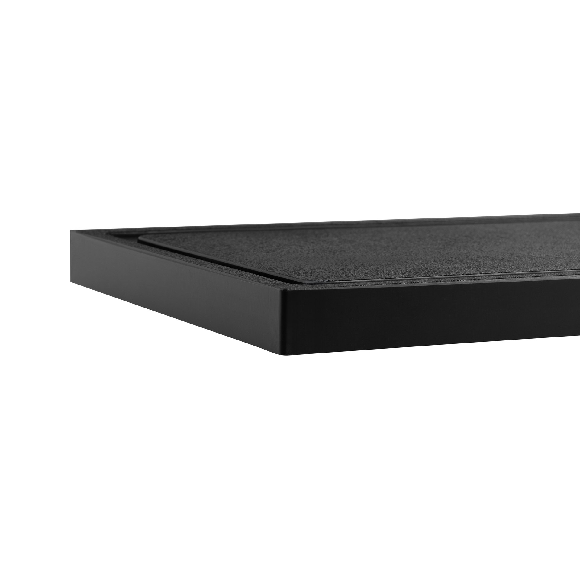 Schneidbrett NOCTURN, mit Saftrille, 30 x 20 x 2 cm, schwarz, Polypropylen Schneidbrett NOCTURN, mit Saftrille, 30 x 20 x 2 cm, schwarz, Polypropylen