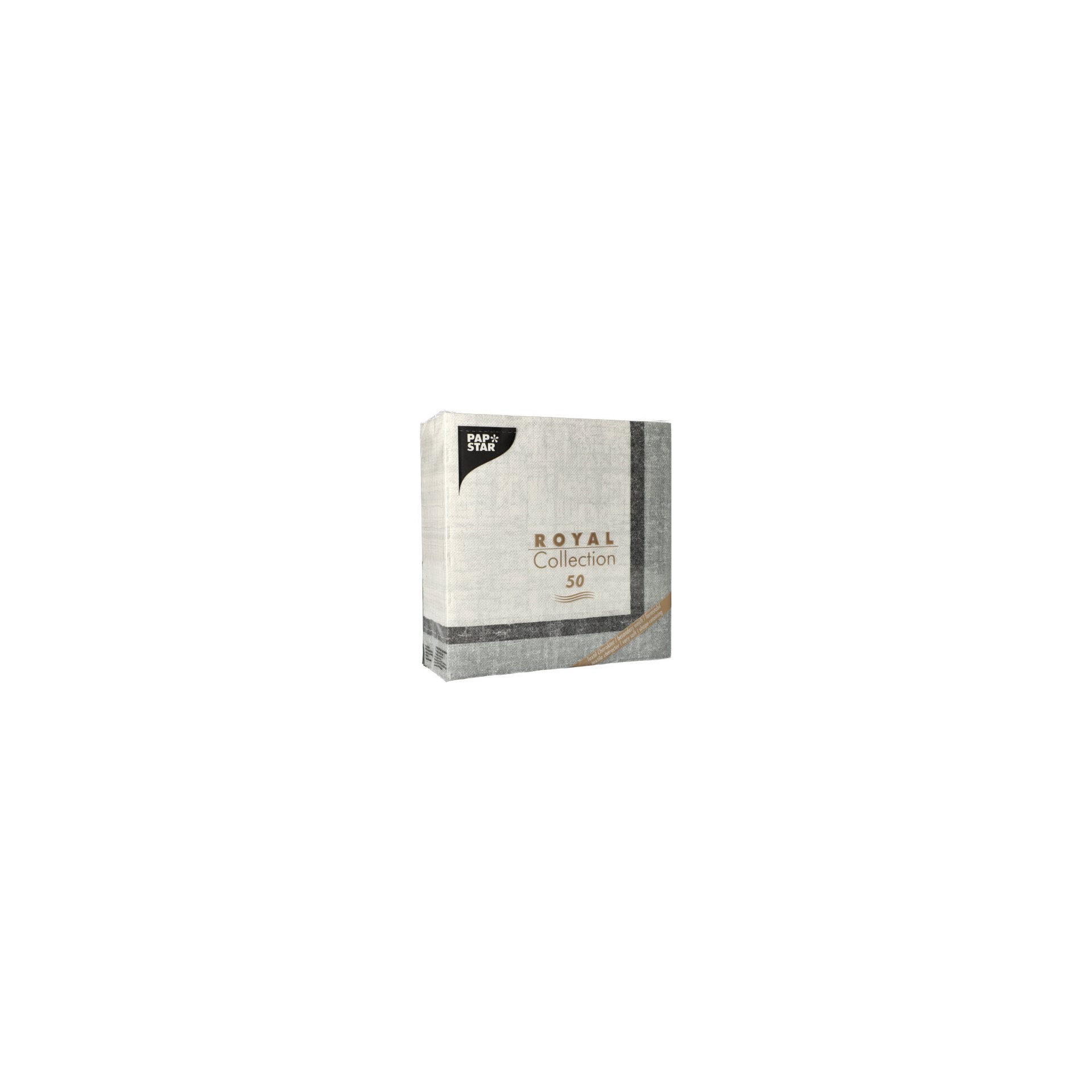 Servietten "ROYAL Collection" 1/4-Falz 40 cm x 40 cm "Chalk"