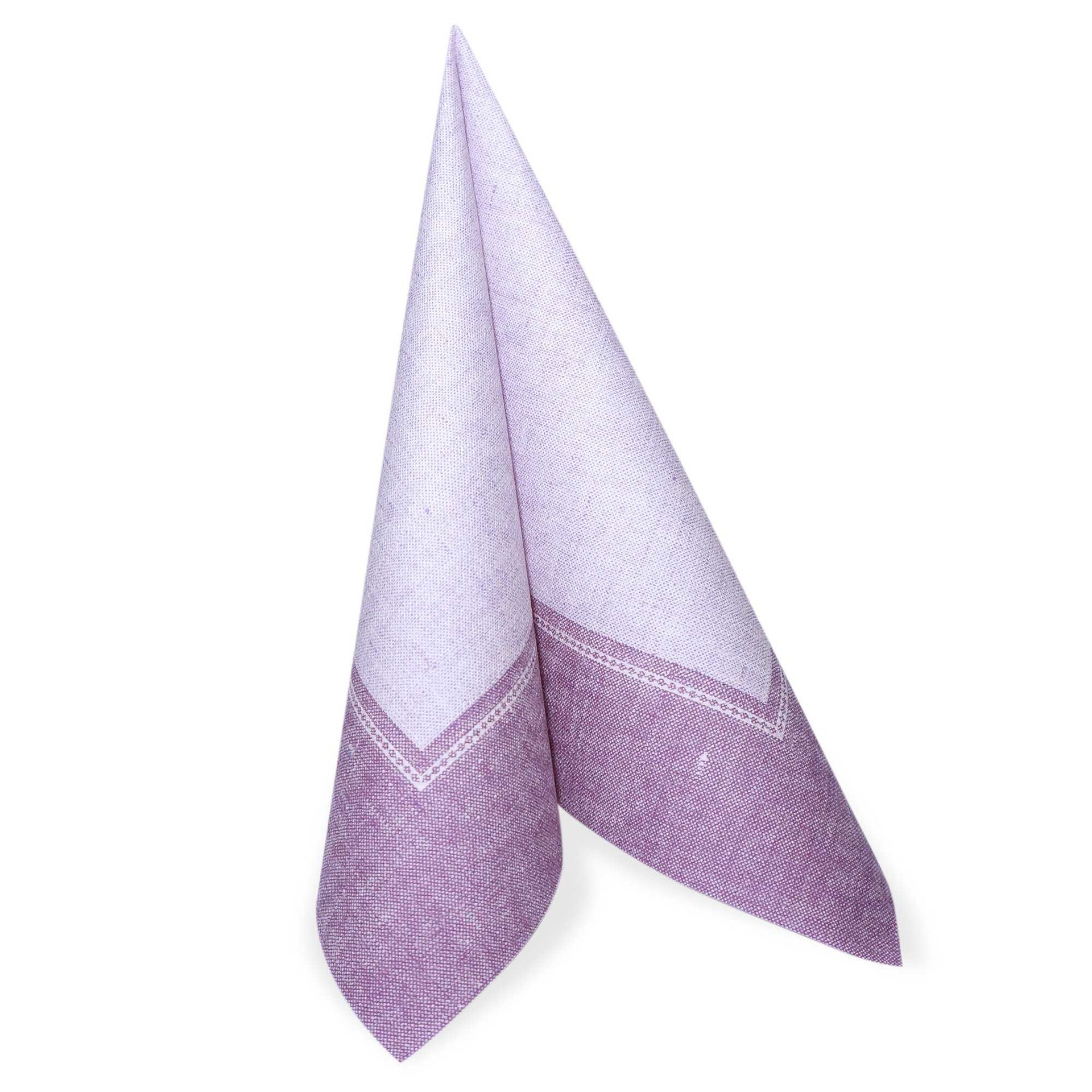 Servietten "ROYAL Collection" 1/4-Falz 40 cm x 40 cm flieder "Linum" Servietten "ROYAL Collection" 1/4-Falz 40 cm x 40 cm flieder "Linum"