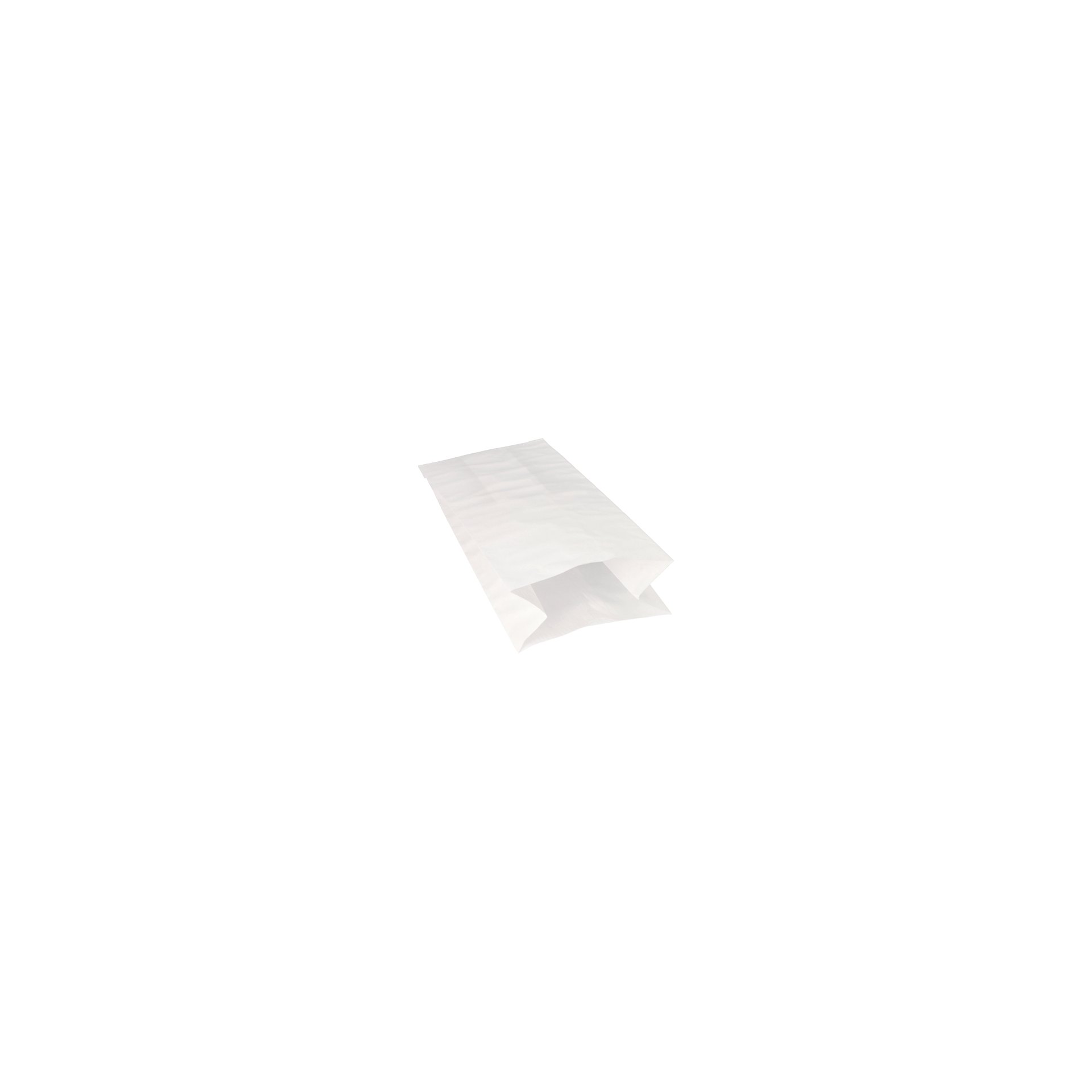 Warmhaltebeutel, Papier mit PE-Einlage 28 cm x 13 cm x 8 cm weiss