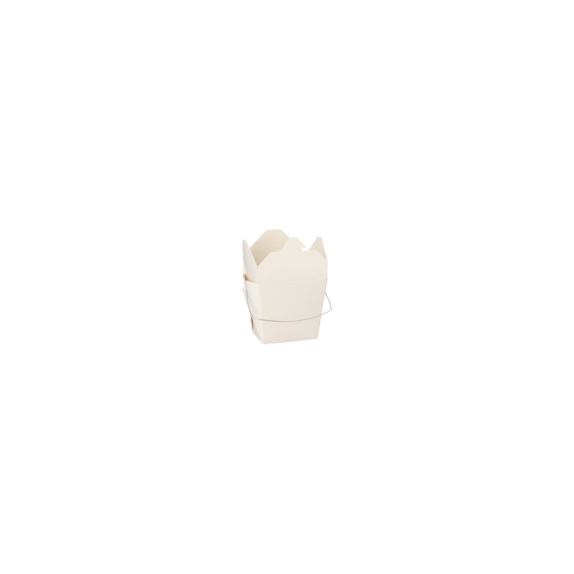 Snackboxen mit Henkel "ASIA" eckig 470 ml 8,5 cm x 7,5 cm x 5,5 cm weiss Snackboxen mit Henkel "ASIA" eckig 470 ml 8,5 cm x 7,5 cm x 5,5 cm weiss