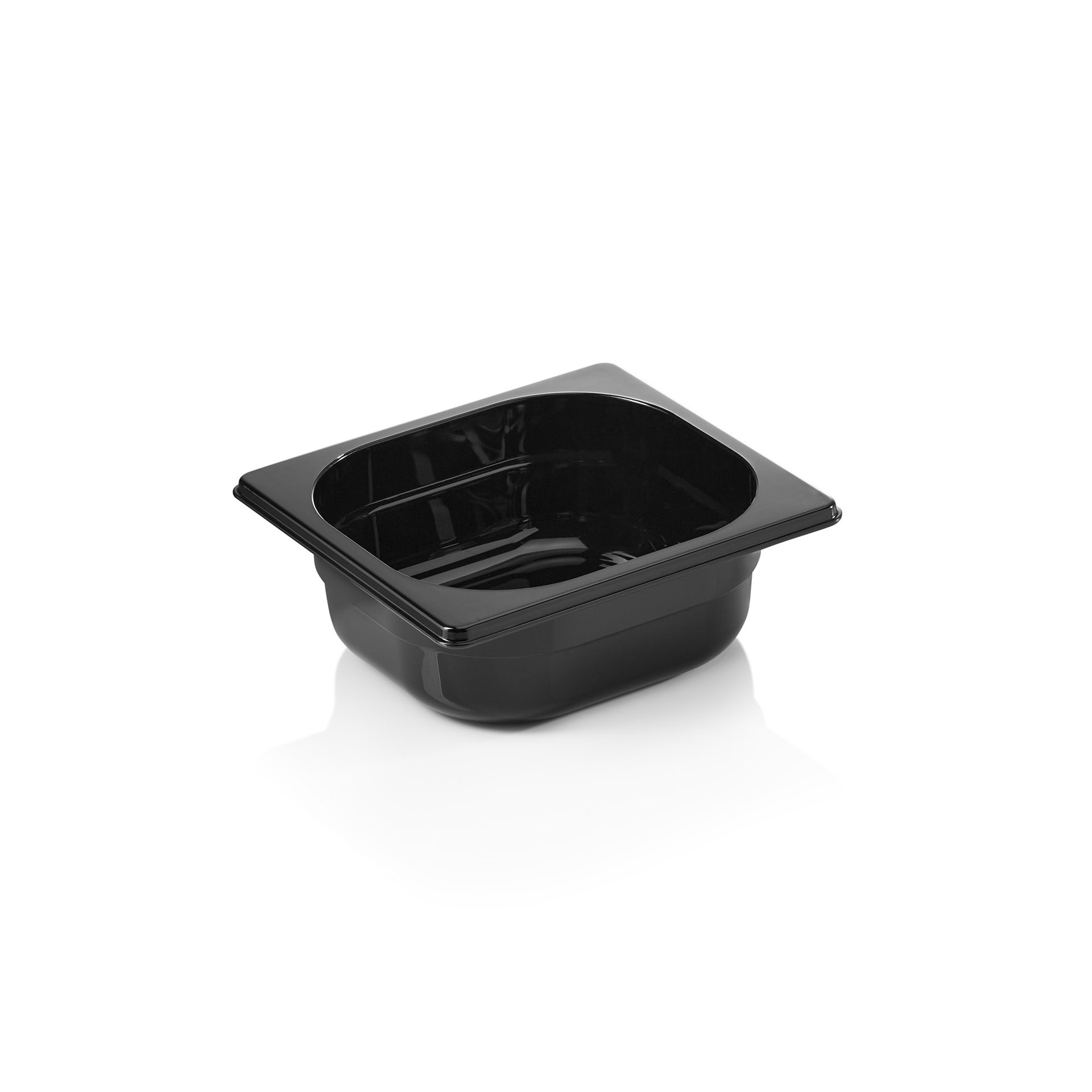 GN Behälter GN 96 BLACK 1/6-065 mm, schwarz, Polycarbonat GN Behälter GN 96 BLACK 1/6-065 mm, schwarz, Polycarbonat