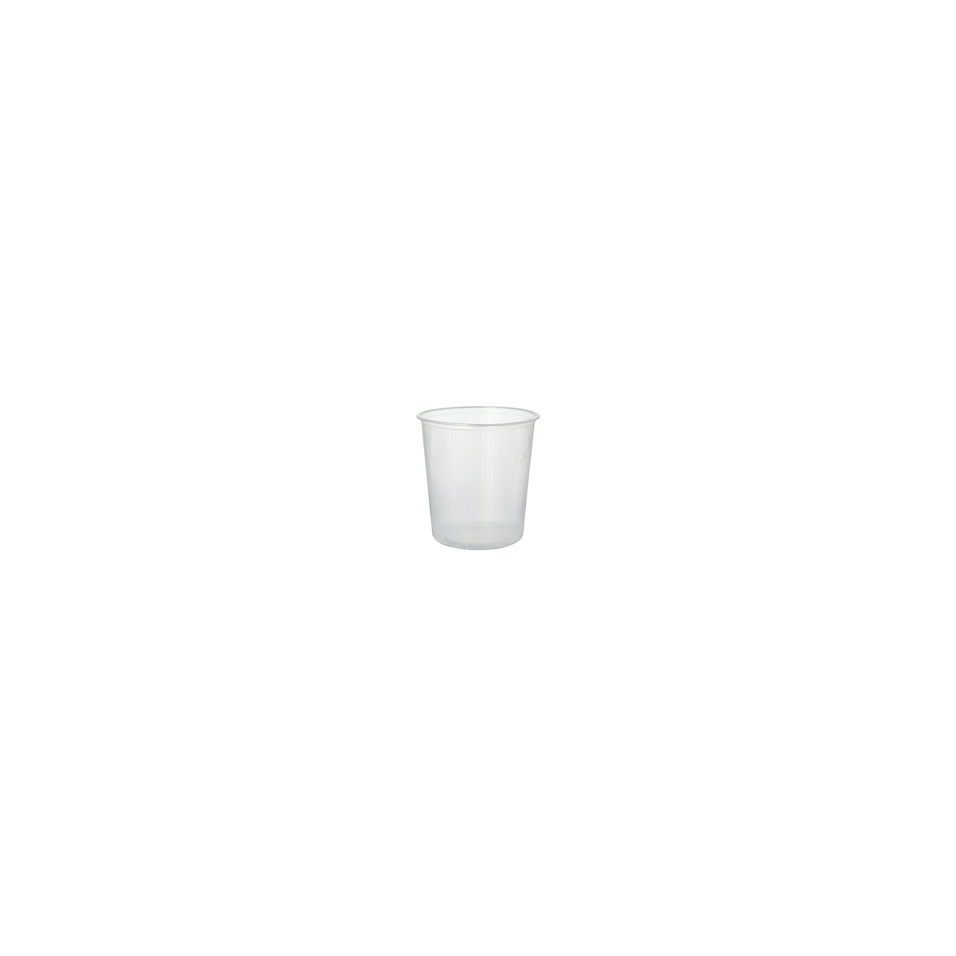 Verpackungsbecher, PP rund 500 ml Ø 10,1 cm · 10,3 cm transparent Verpackungsbecher, PP rund 500 ml Ø 10,1 cm · 10,3 cm transparent