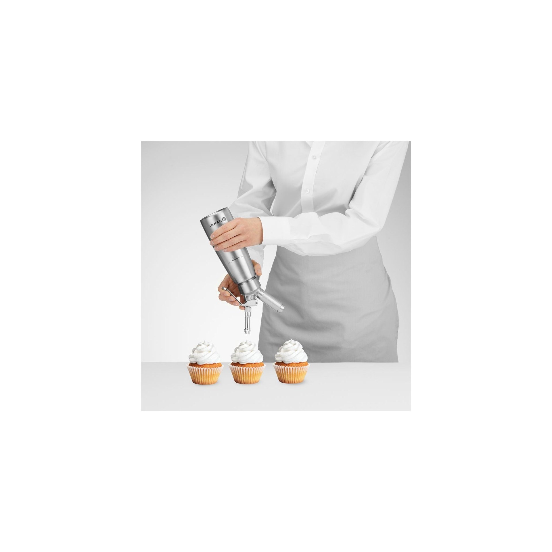 Sahnespender, Profi Line, 0,5L, ⌀85x(H)235mm Sahnespender, Profi Line, 0,5L, ⌀85x(H)235mm