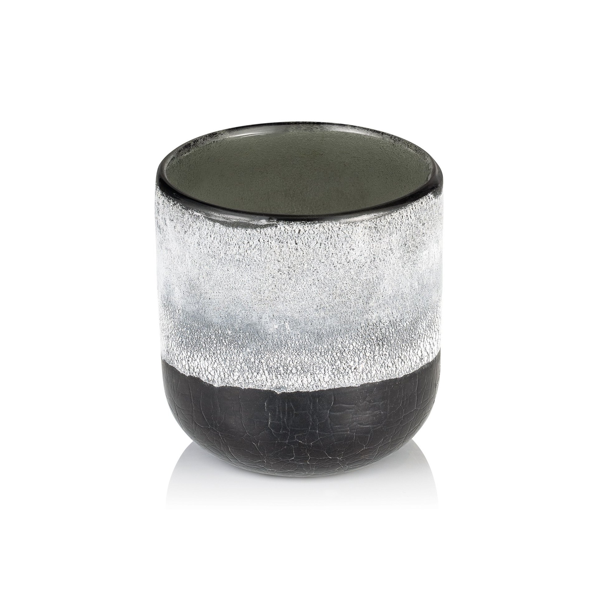Frosted Graphite Grey YUYU, Ø 10 cm, Höhe 11 cm