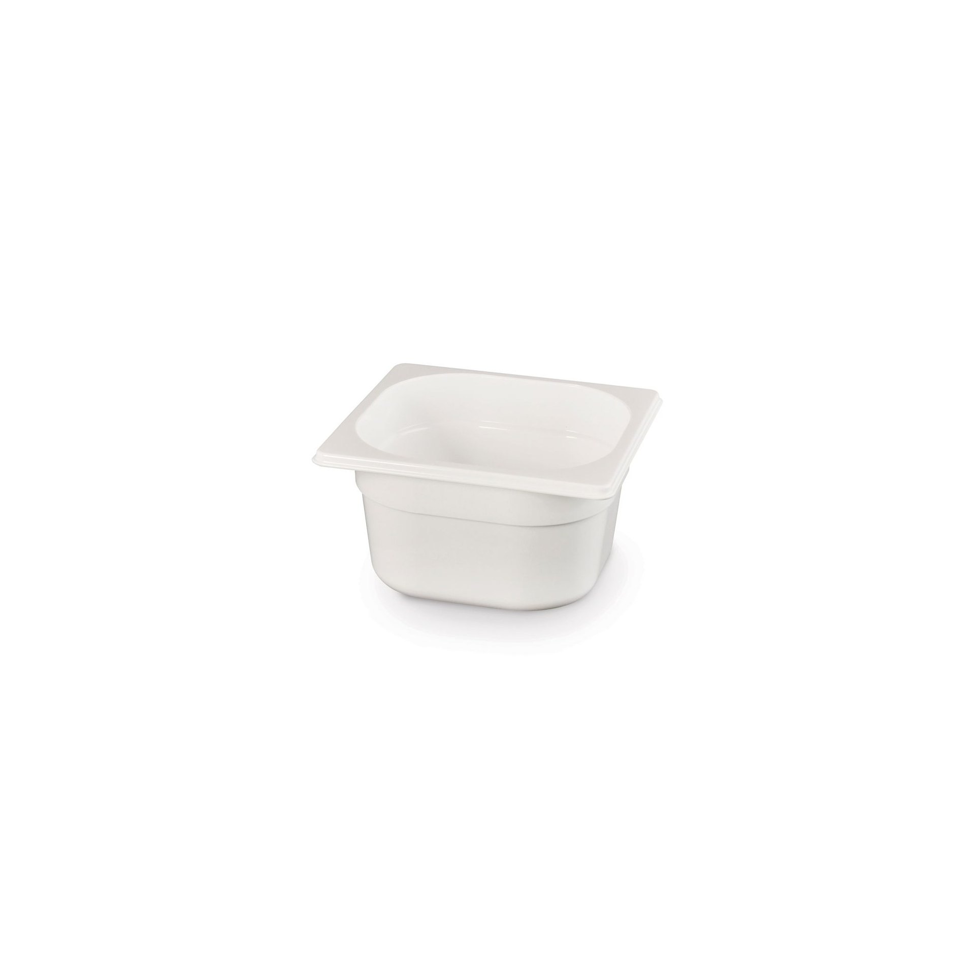 Gastronorm-Behälter 1/6, GN 1/6, 1,6L, Weiß, 176x162x(H)100mm