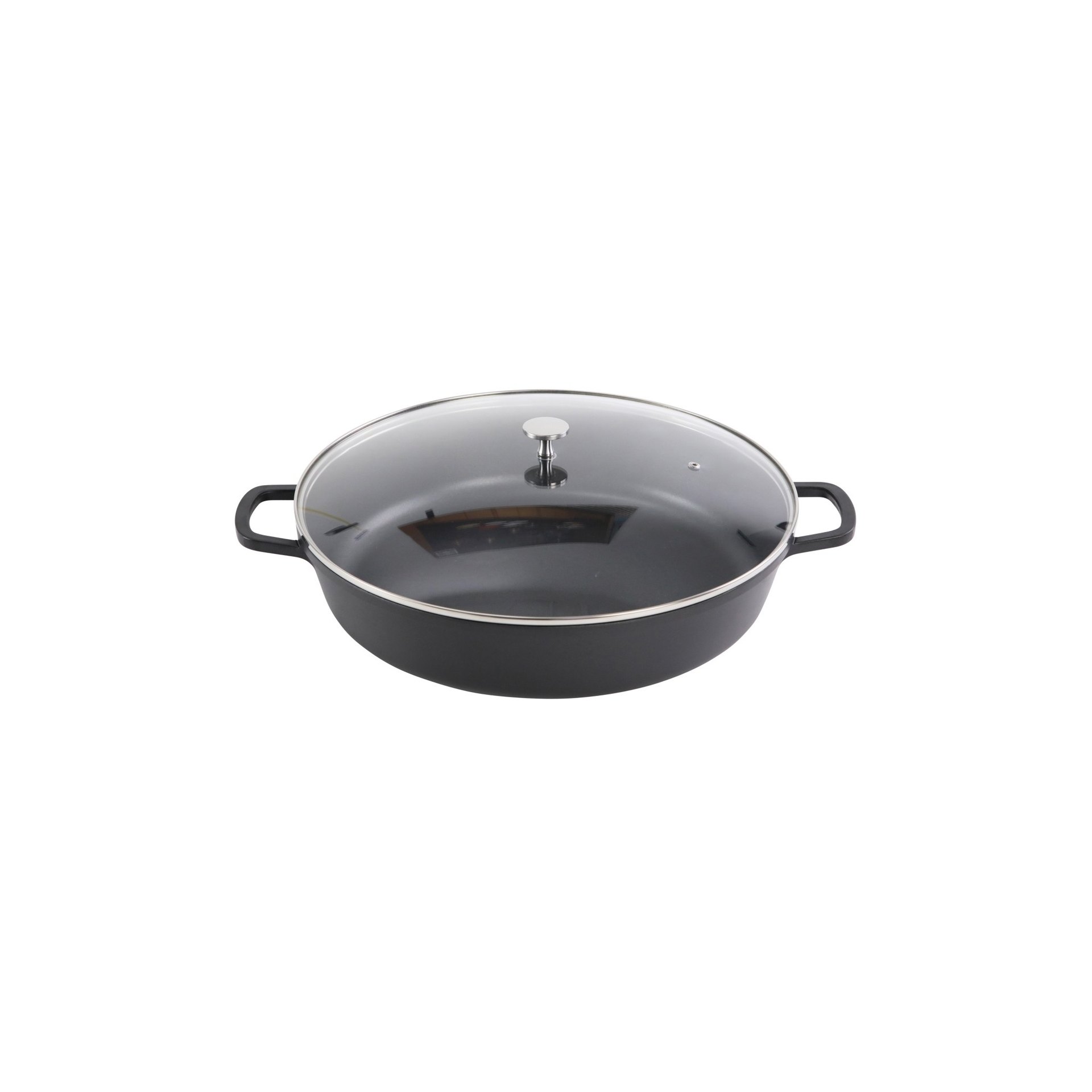 AluChef® Bräter, rund 40 cm / schwarz AluChef® Bräter, rund 40 cm / schwarz