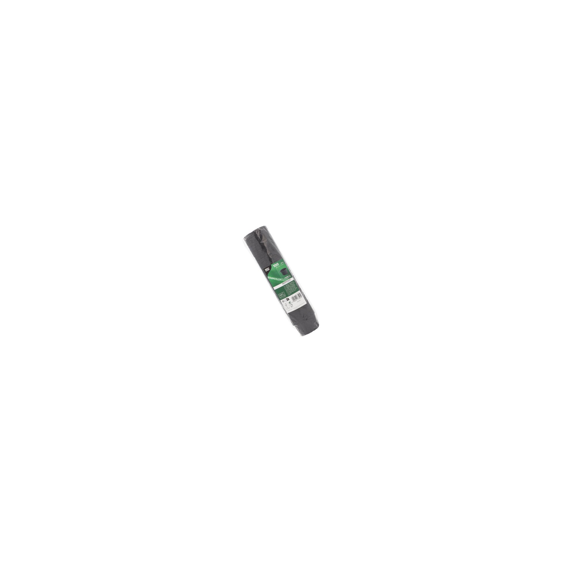 Dressingbecher, Papier 90 ml Ø 6,6 cm · 4,2 cm schwarz