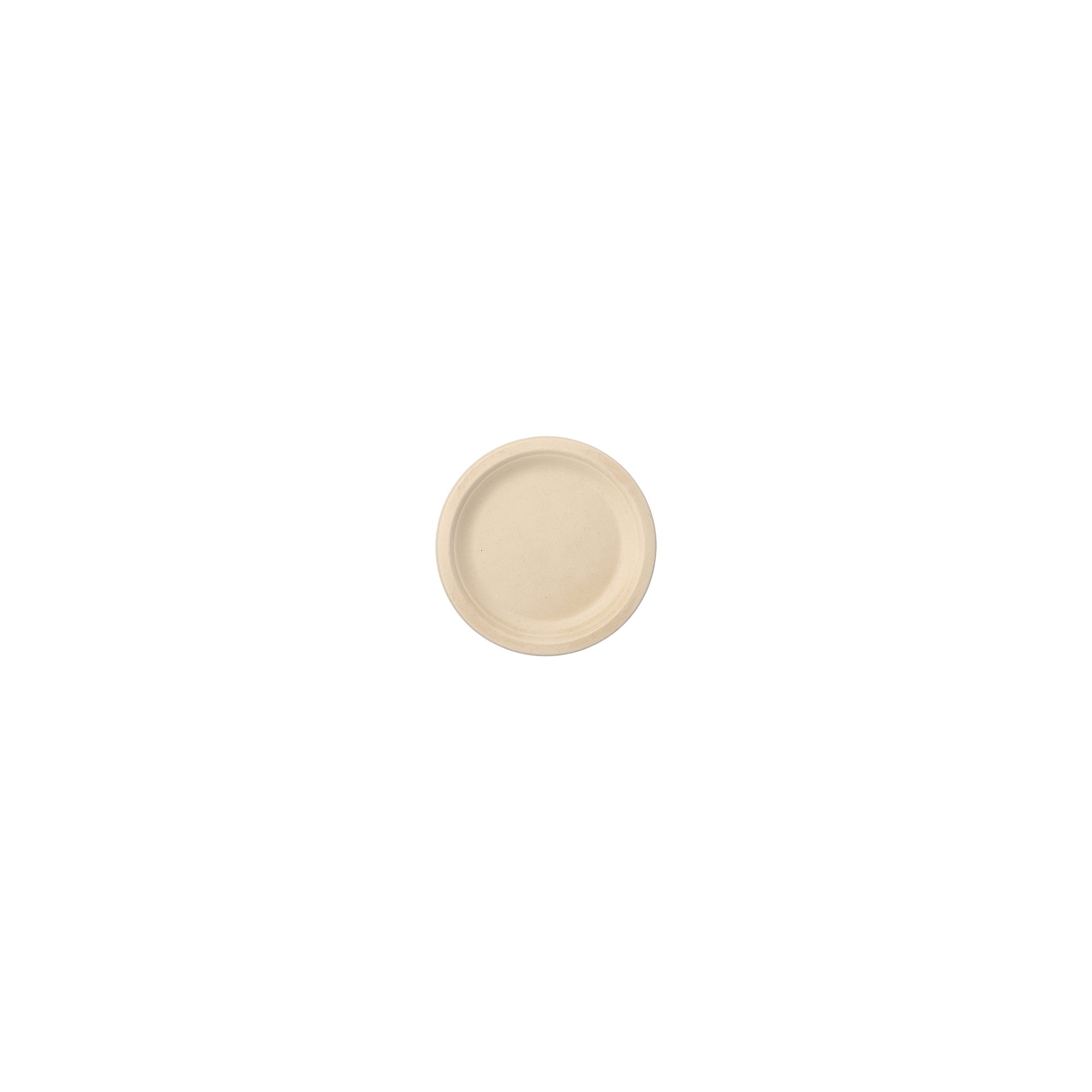 Teller, Zuckerrohr "pure" ungeteilt Ø 18 cm · 2 cm natur Teller, Zuckerrohr "pure" ungeteilt Ø 18 cm · 2 cm natur