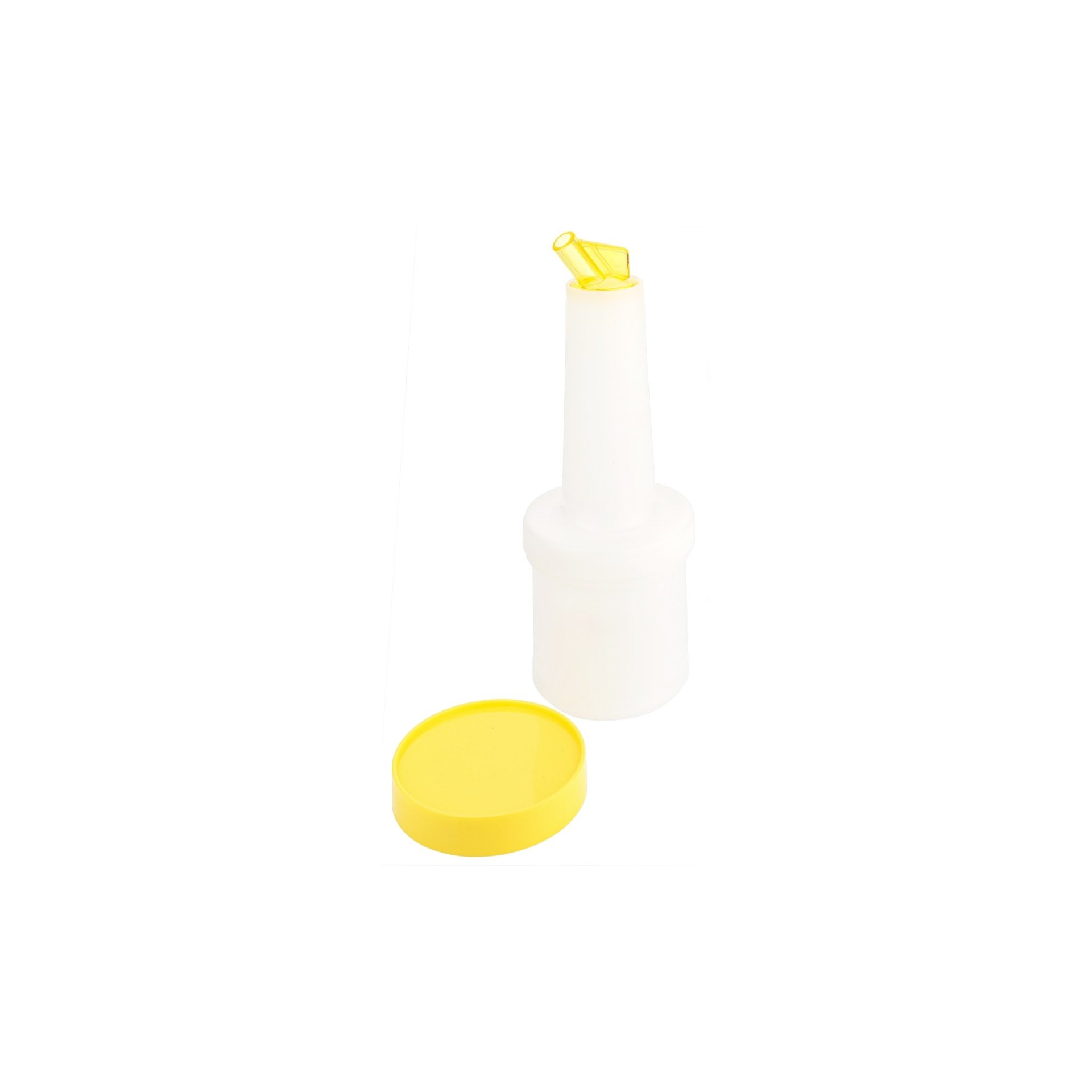 Dosier- und Vorratsflasche gelb / 0,5 l Dosier- und Vorratsflasche gelb / 0,5 l