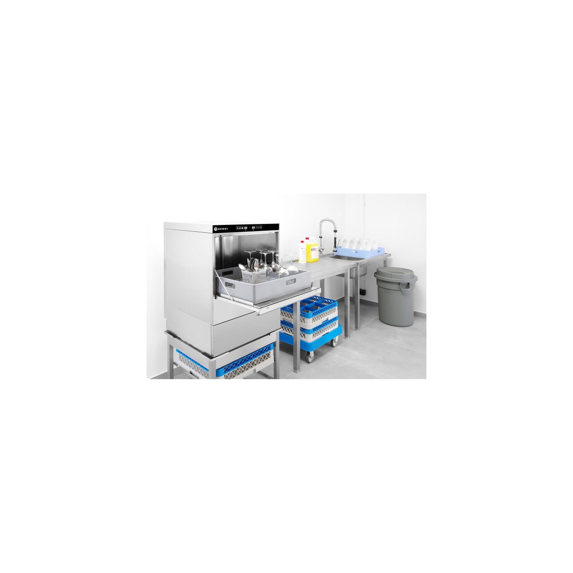 Geschirrspüler 40x40 - elektronische Steuerung, 230V/2800W, 470x510x(H)710mm