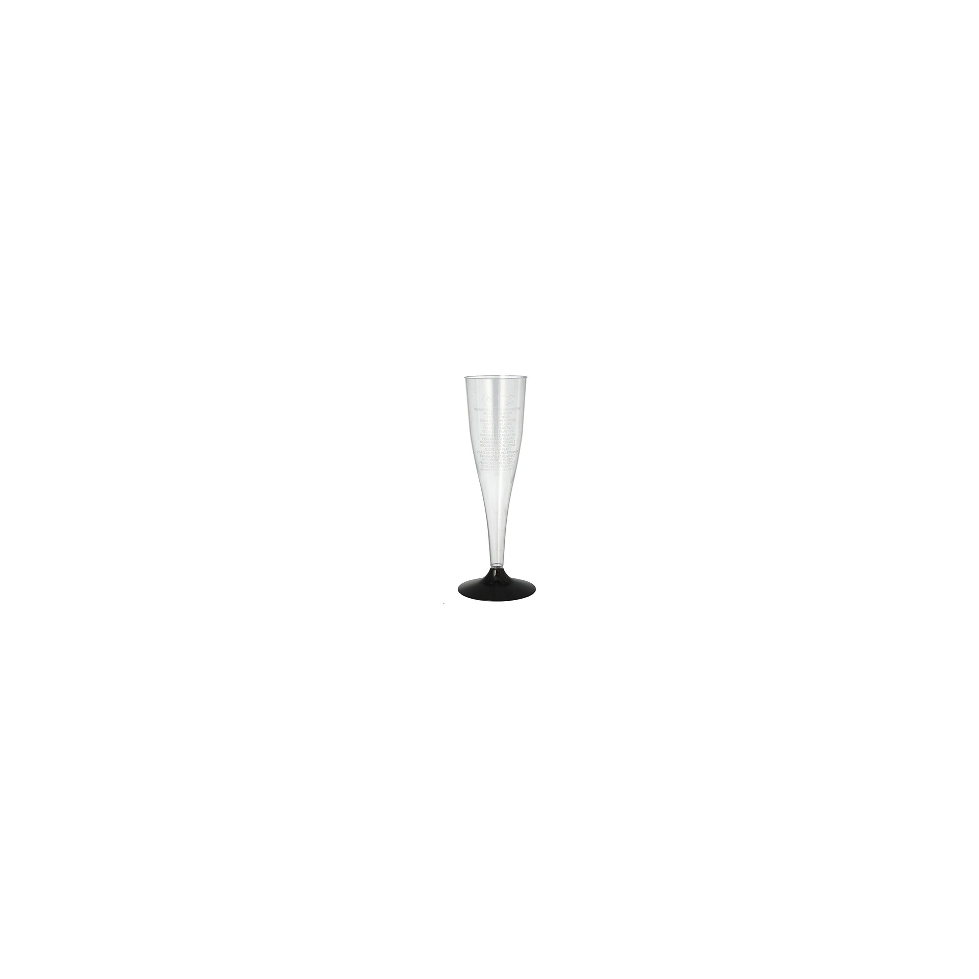 Stiel-Gläser für Sekt, PS 0,1 l Ø 5 cm · 17,5 cm glasklar