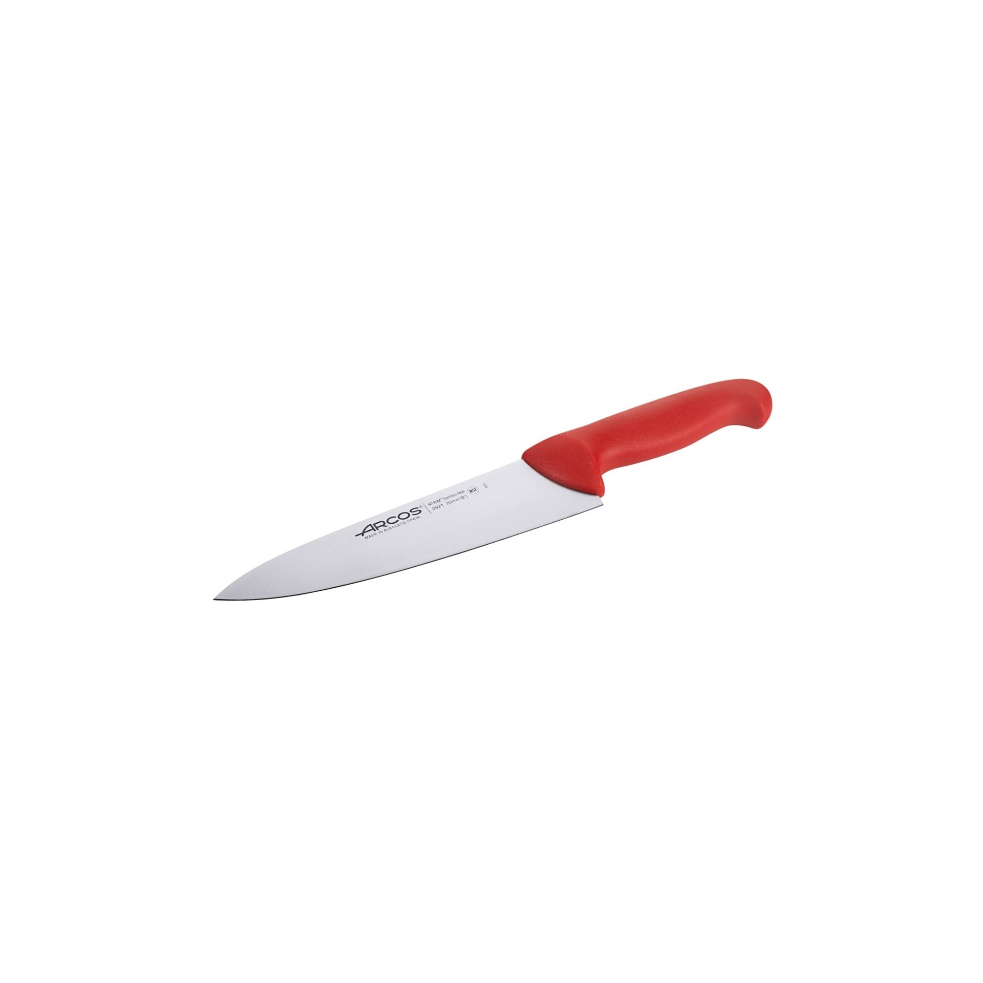 Kochmesser HACCP rot / 18 cm