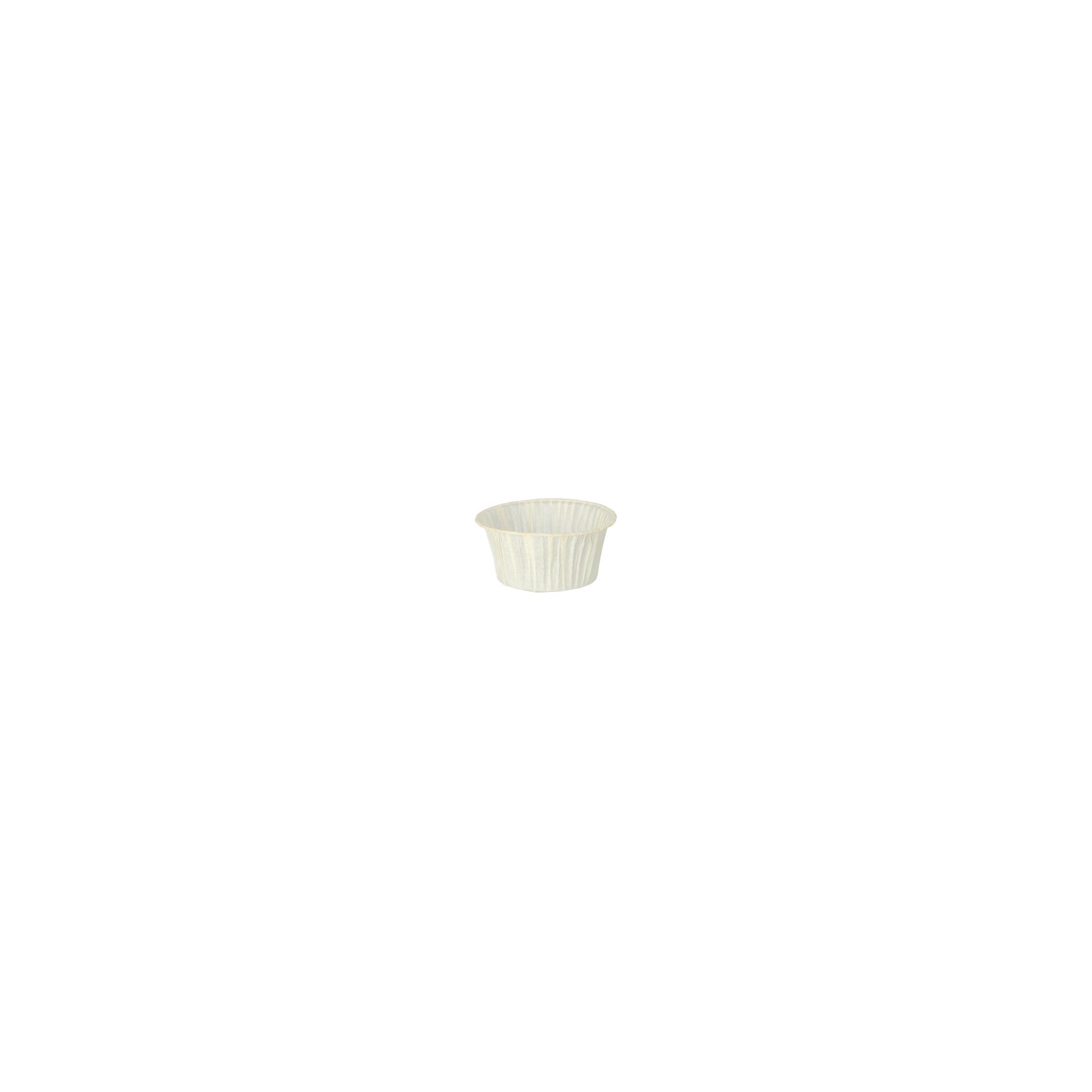 Muffins-Backförmchen Ø 5 cm · 3,5 cm weiss Muffins-Backförmchen Ø 5 cm · 3,2 cm weiss